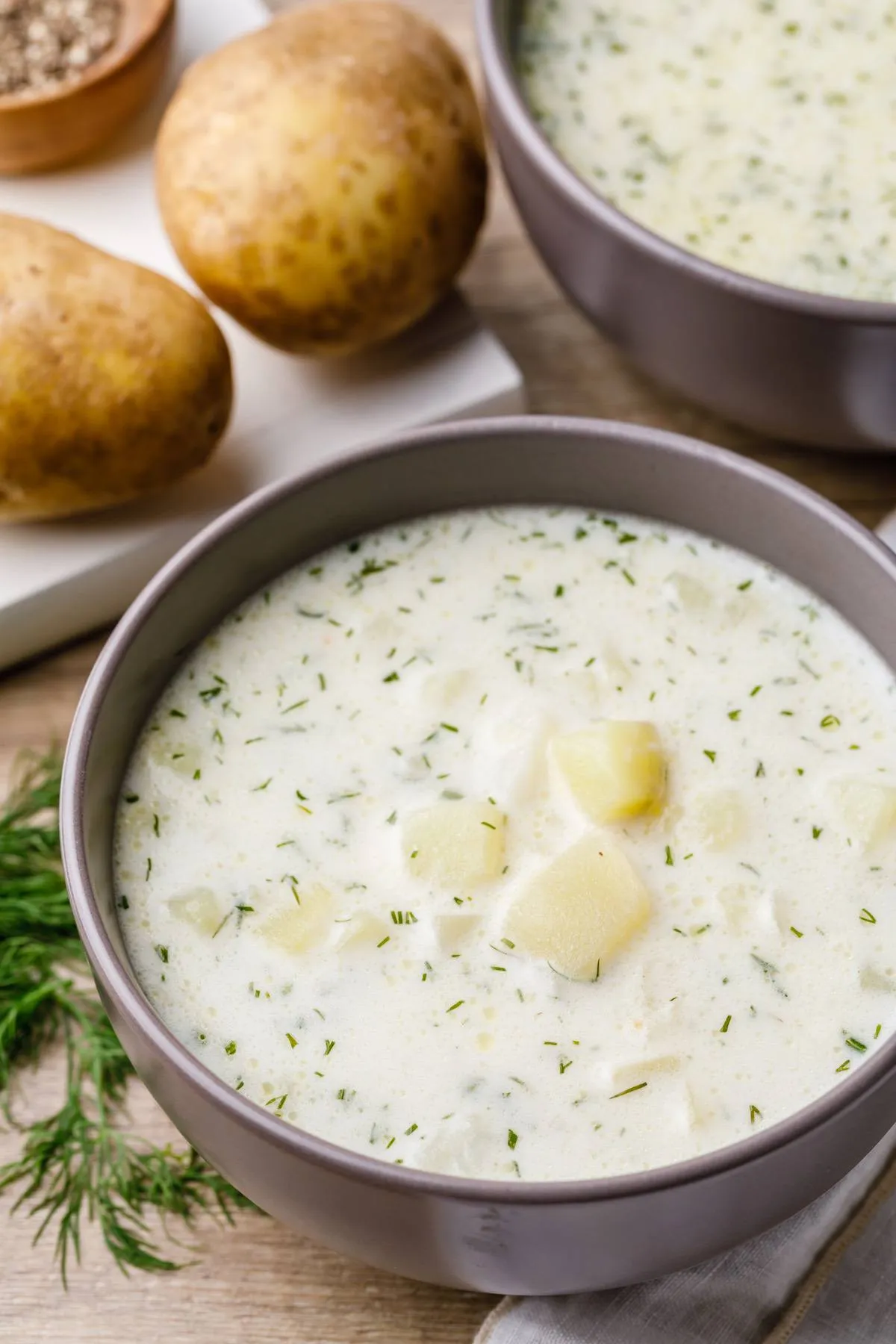 Cheesy Potato Dill Soup