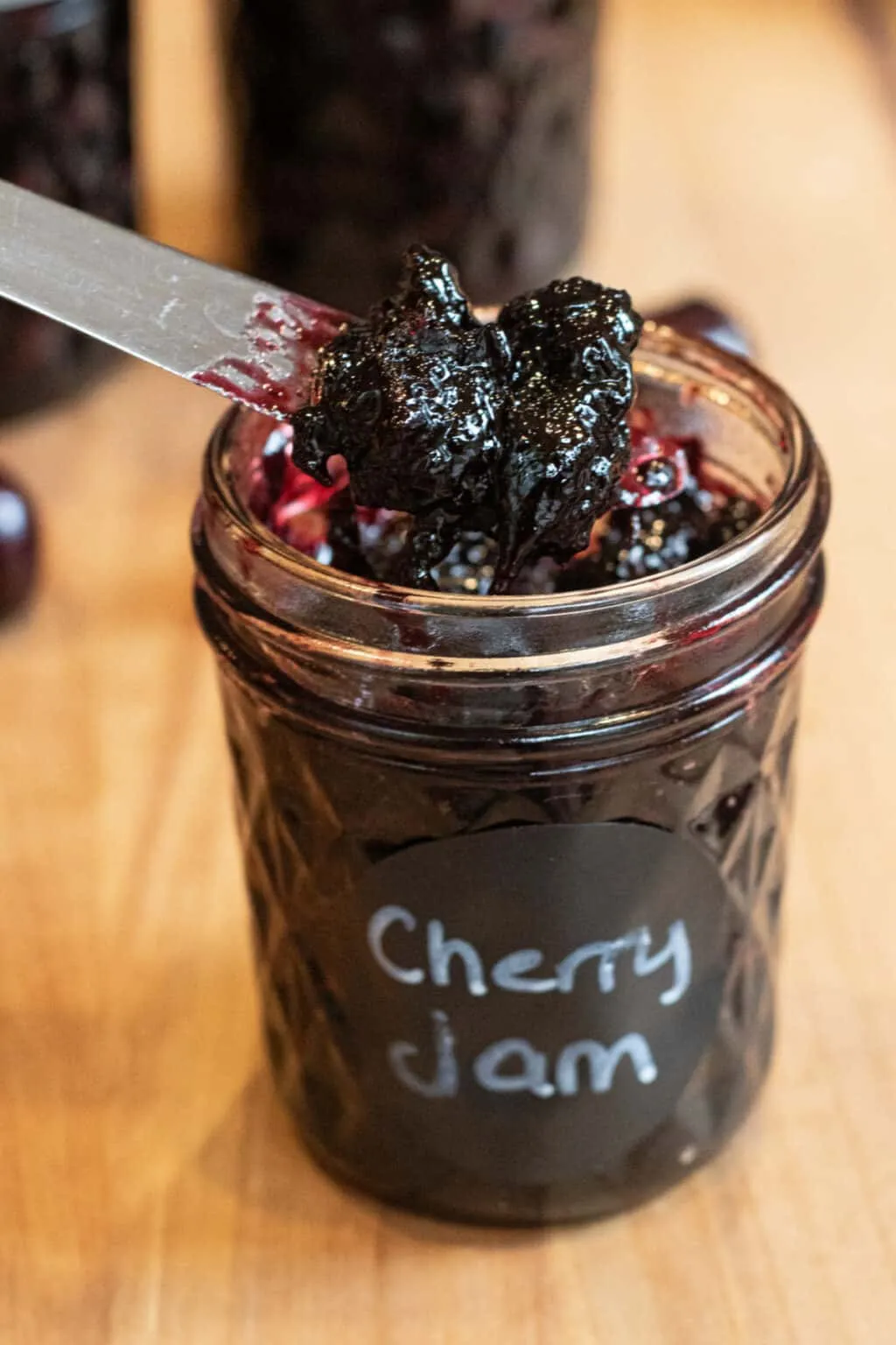 Cherry Jam with and without Pectin