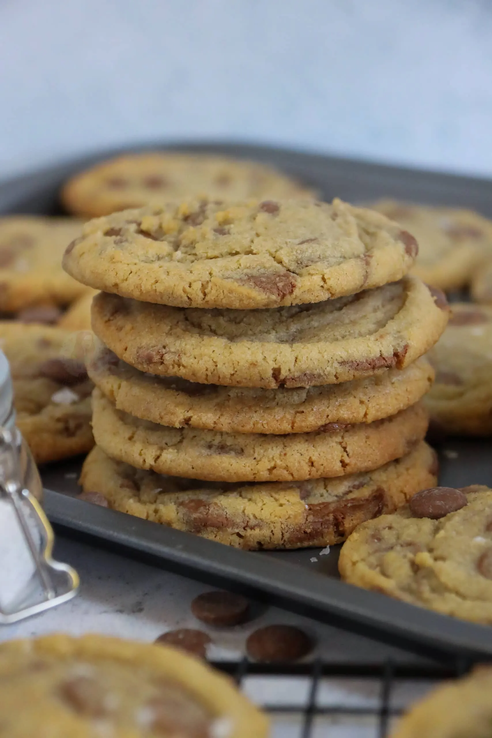 Chewy Milk Chocolate Sea Salt Cookies
