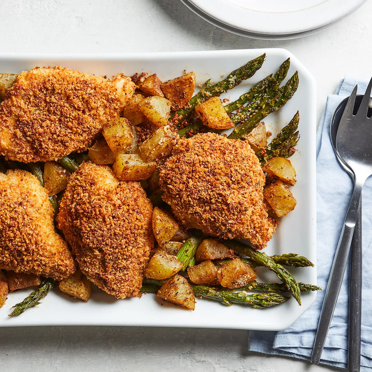Chicken, Asparagus, and Potatoes