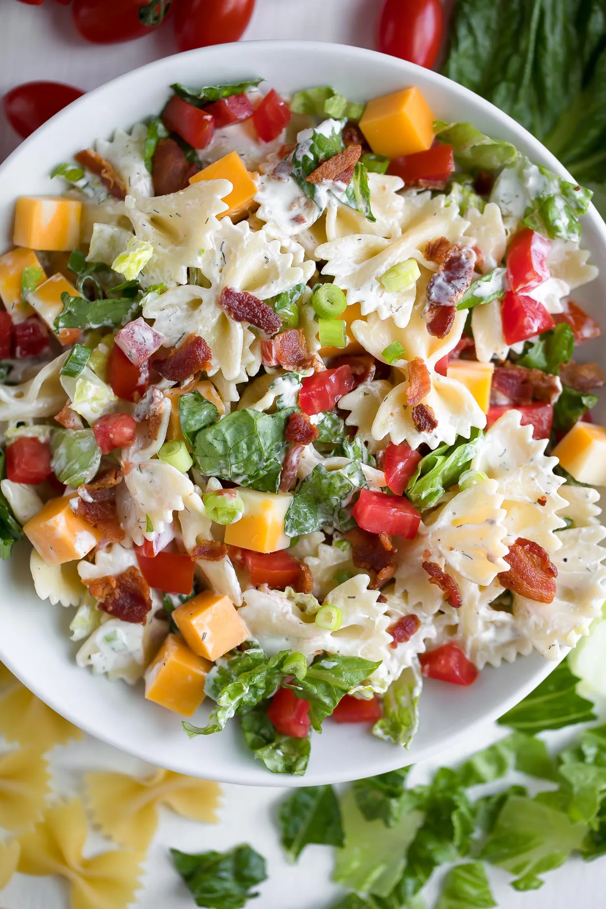 Chicken Bacon Salad with Ranch