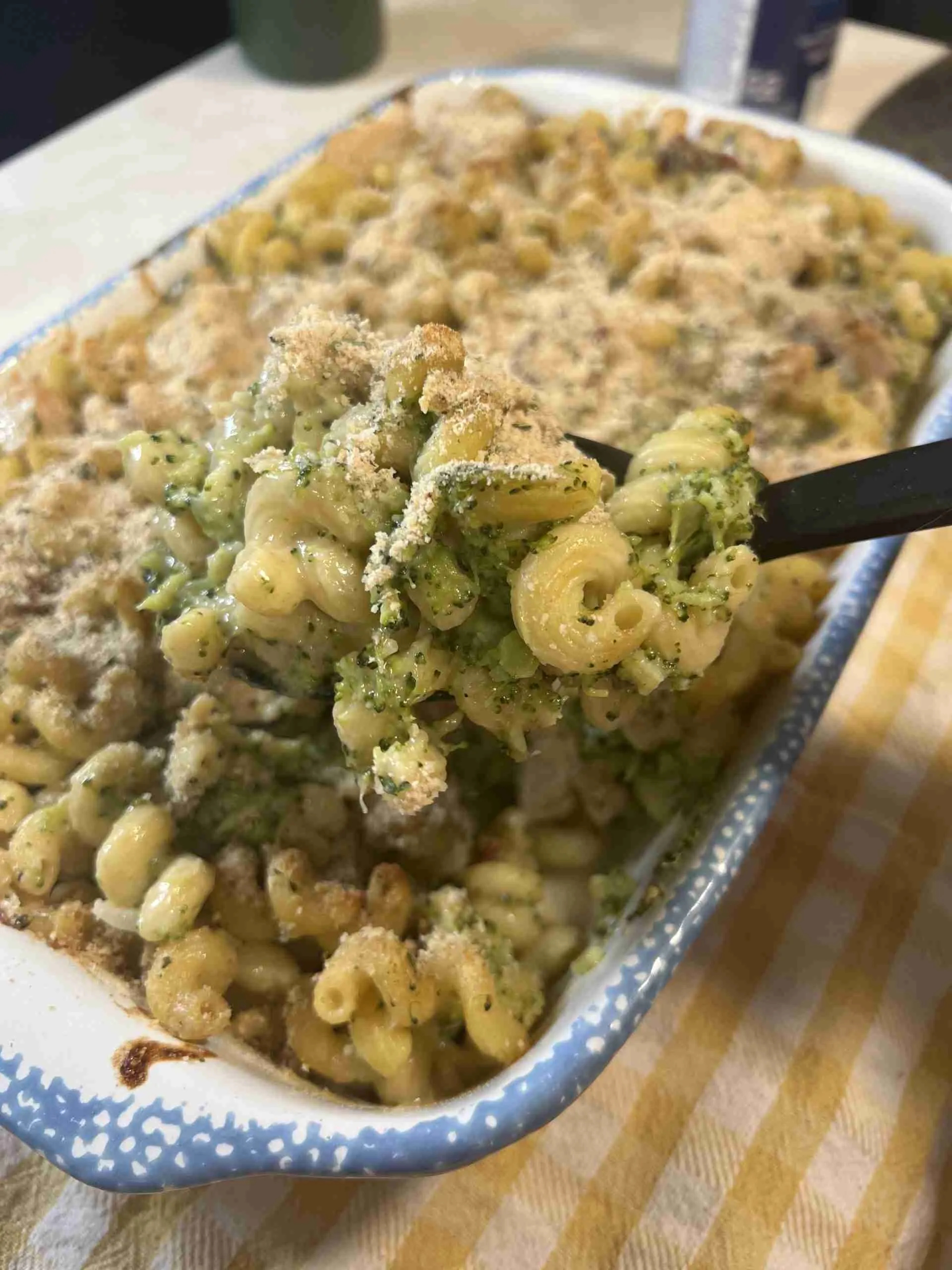 Chicken Broccoli Mac Cheese with Bacon