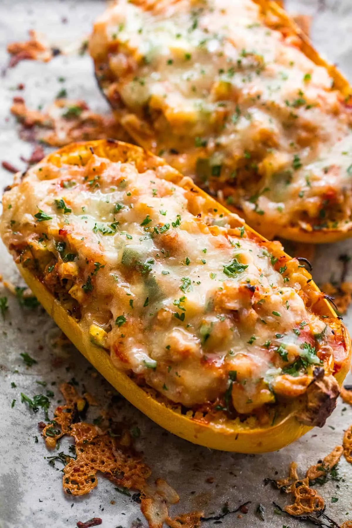 Chicken Enchilada Spaghetti Squash