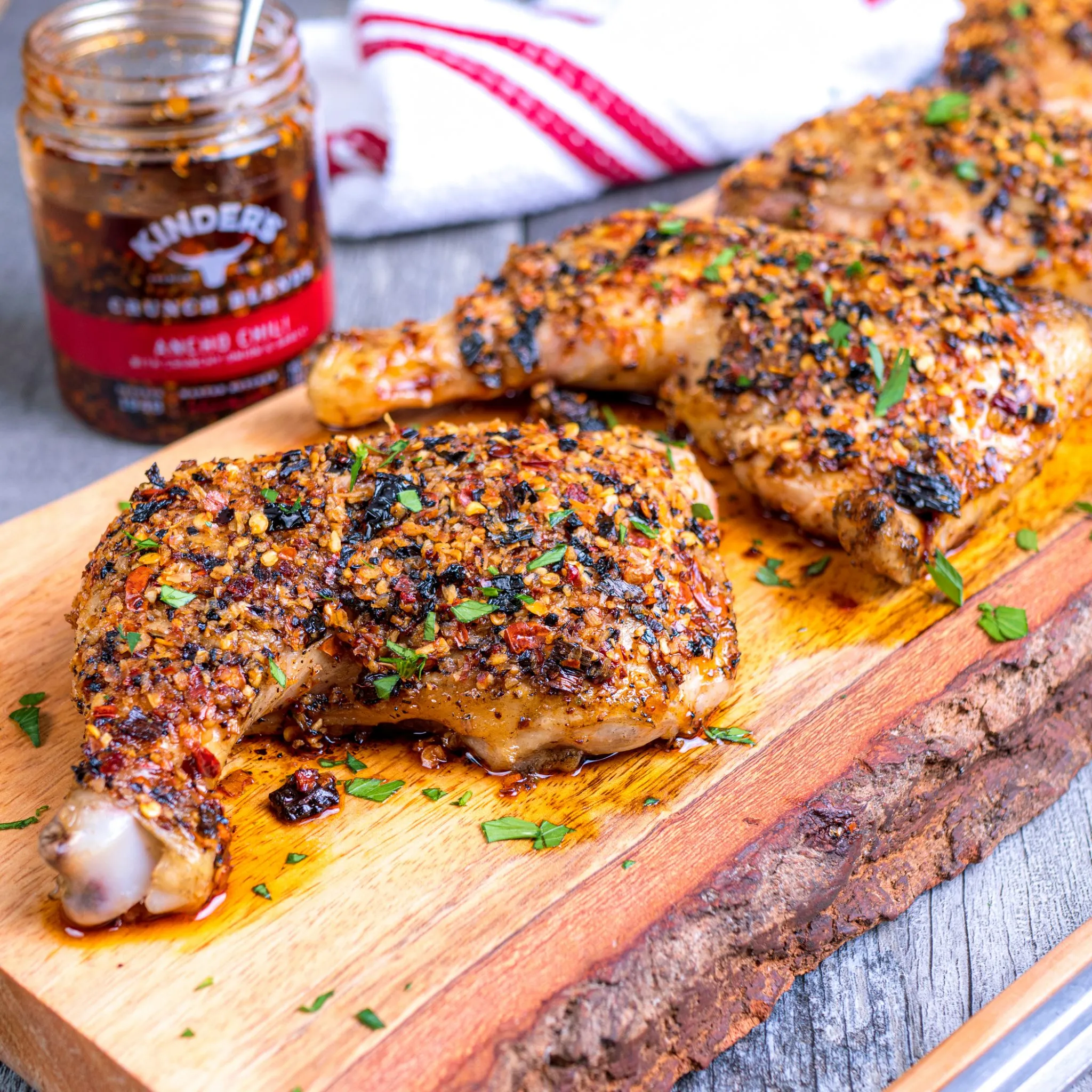 Chicken Encrusted with Ancho Chili Pesto
