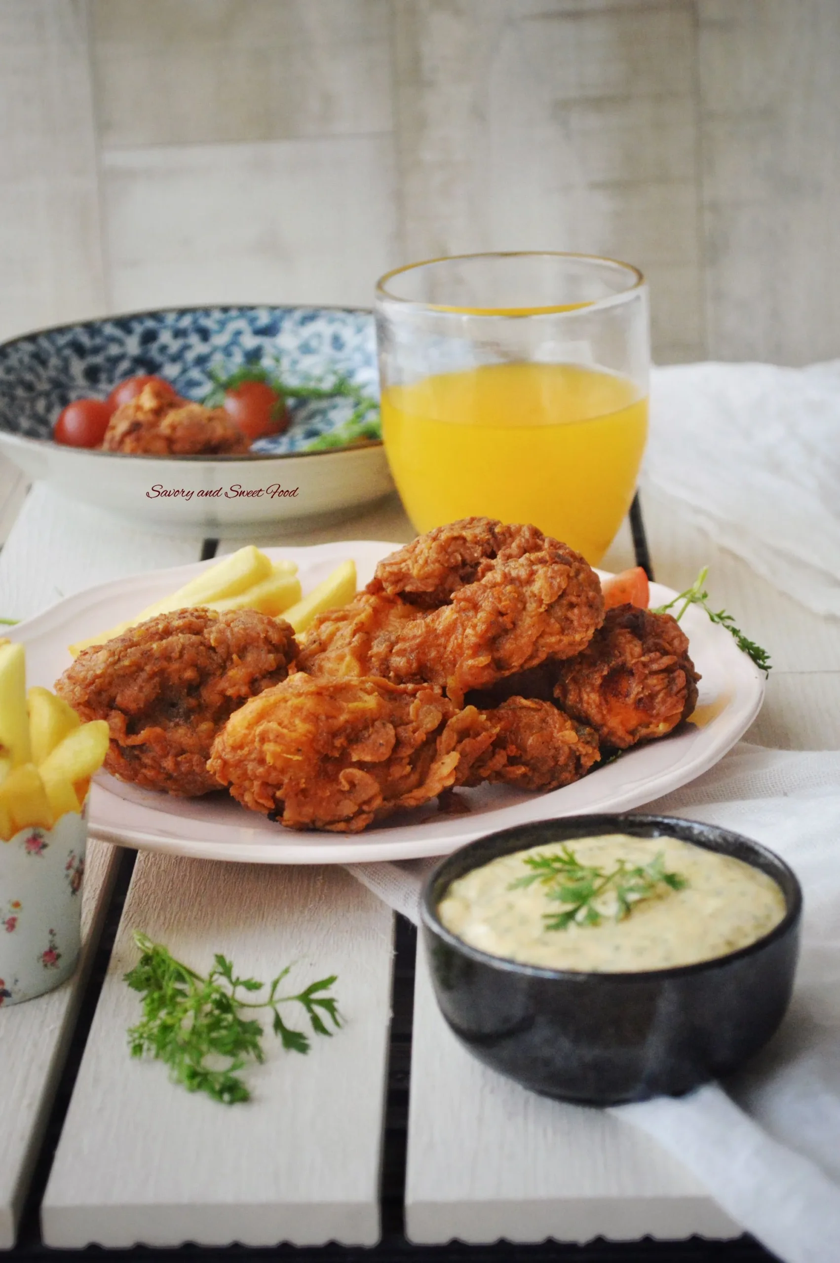 Chicken Fries with Garlic Aioli