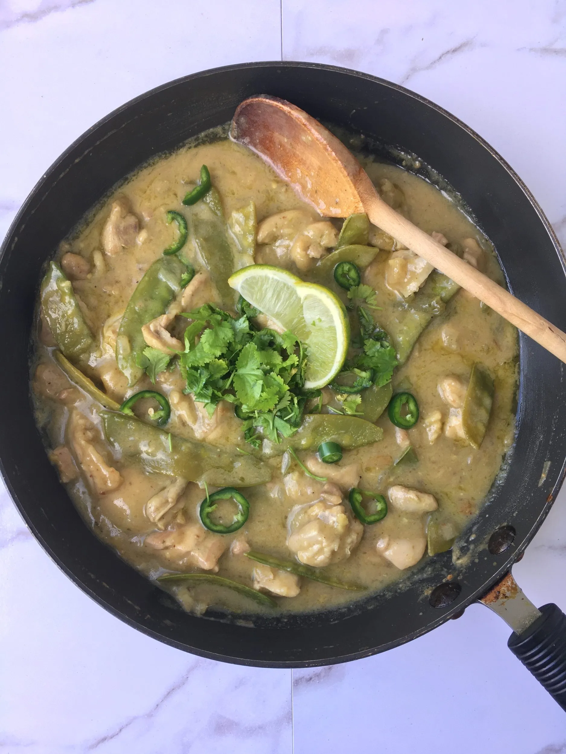 Chicken Mangetout Green Curry