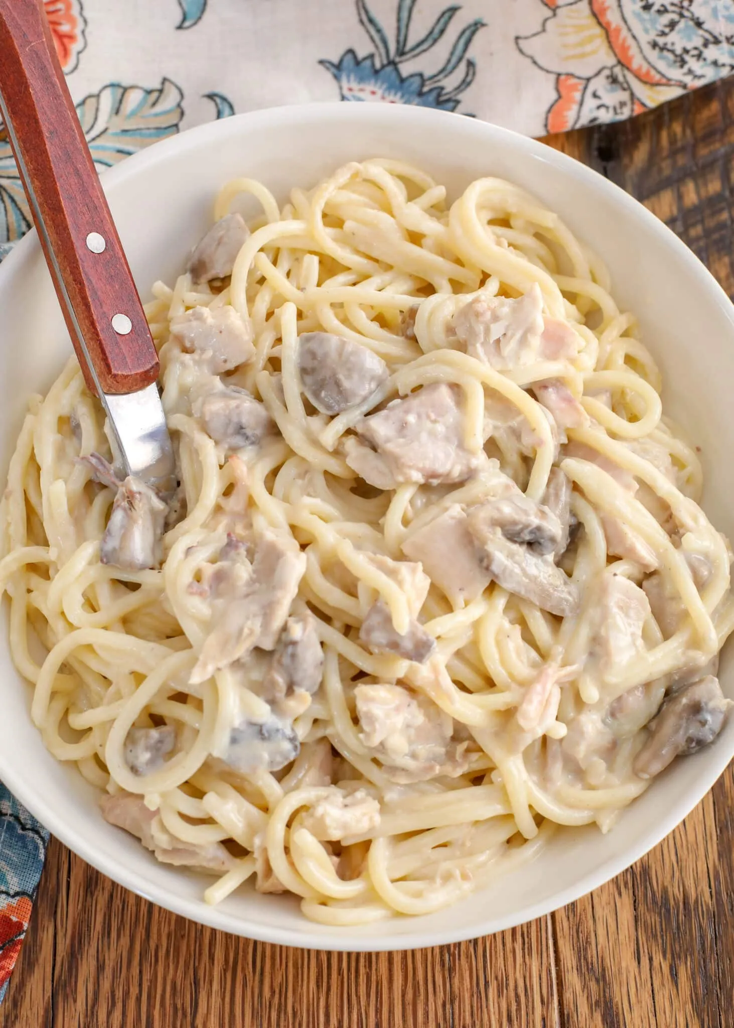 Chicken Tetrazzini for Four