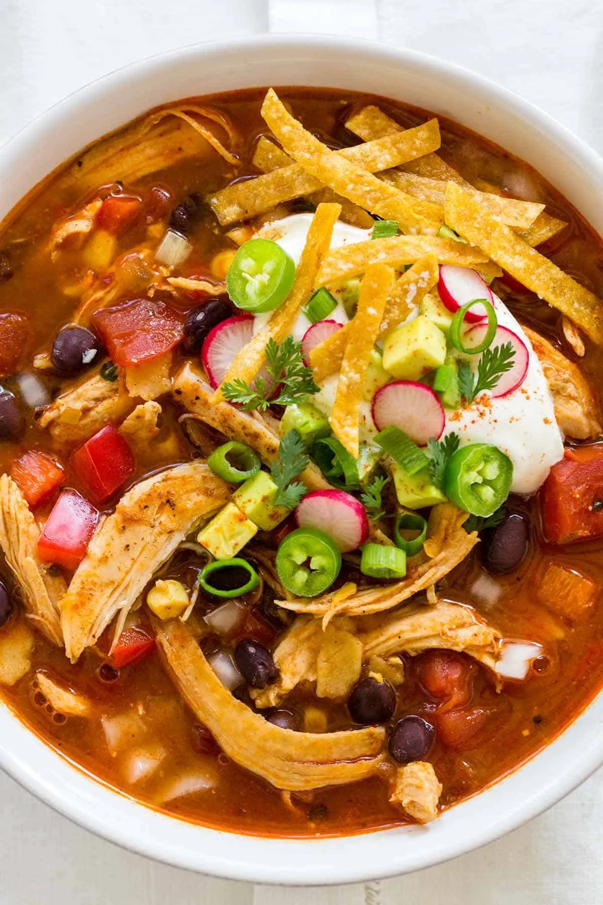 Chicken Tortilla Appetizer Soup