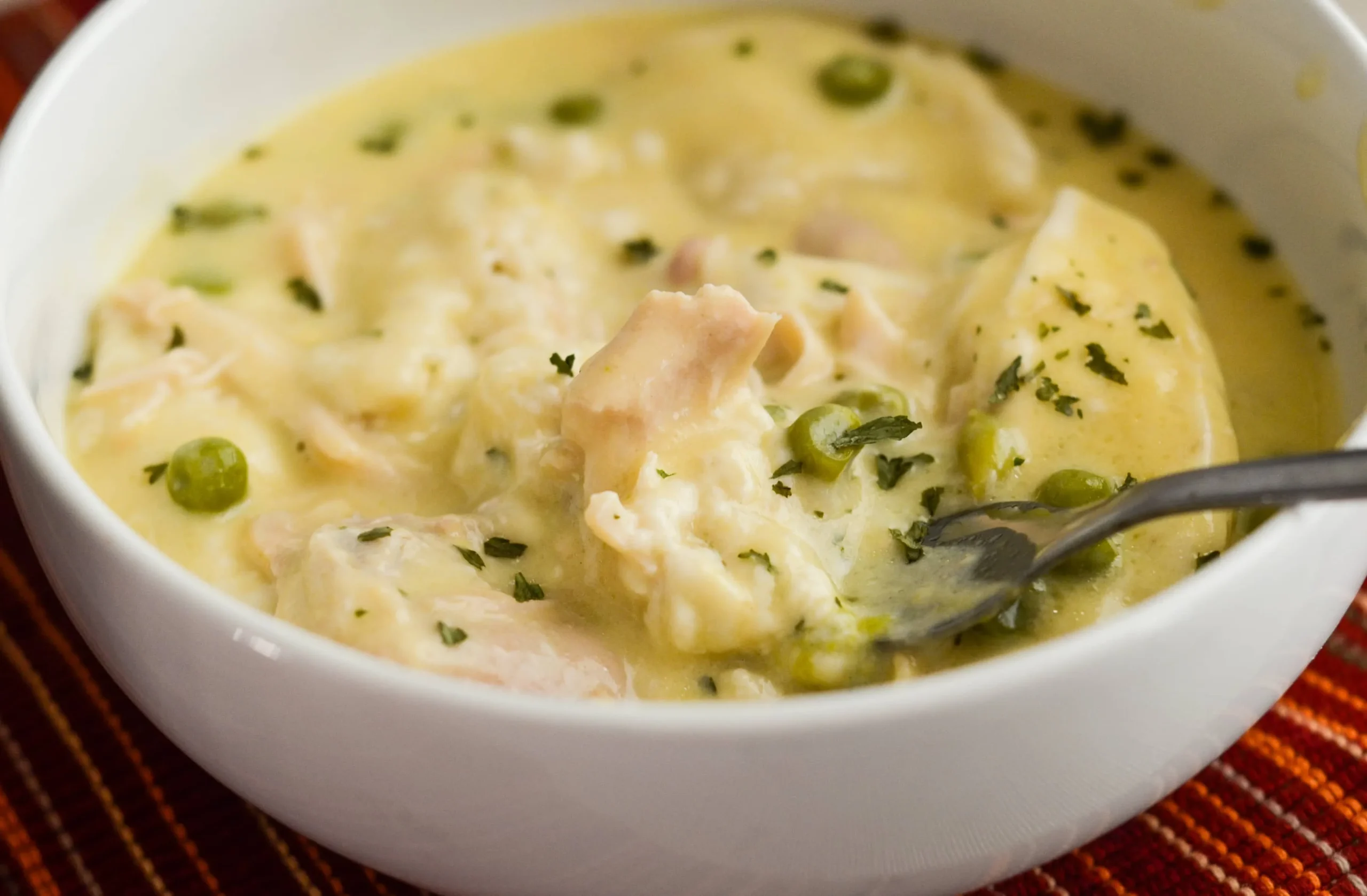 Chicken and Dumplings with Biscuits