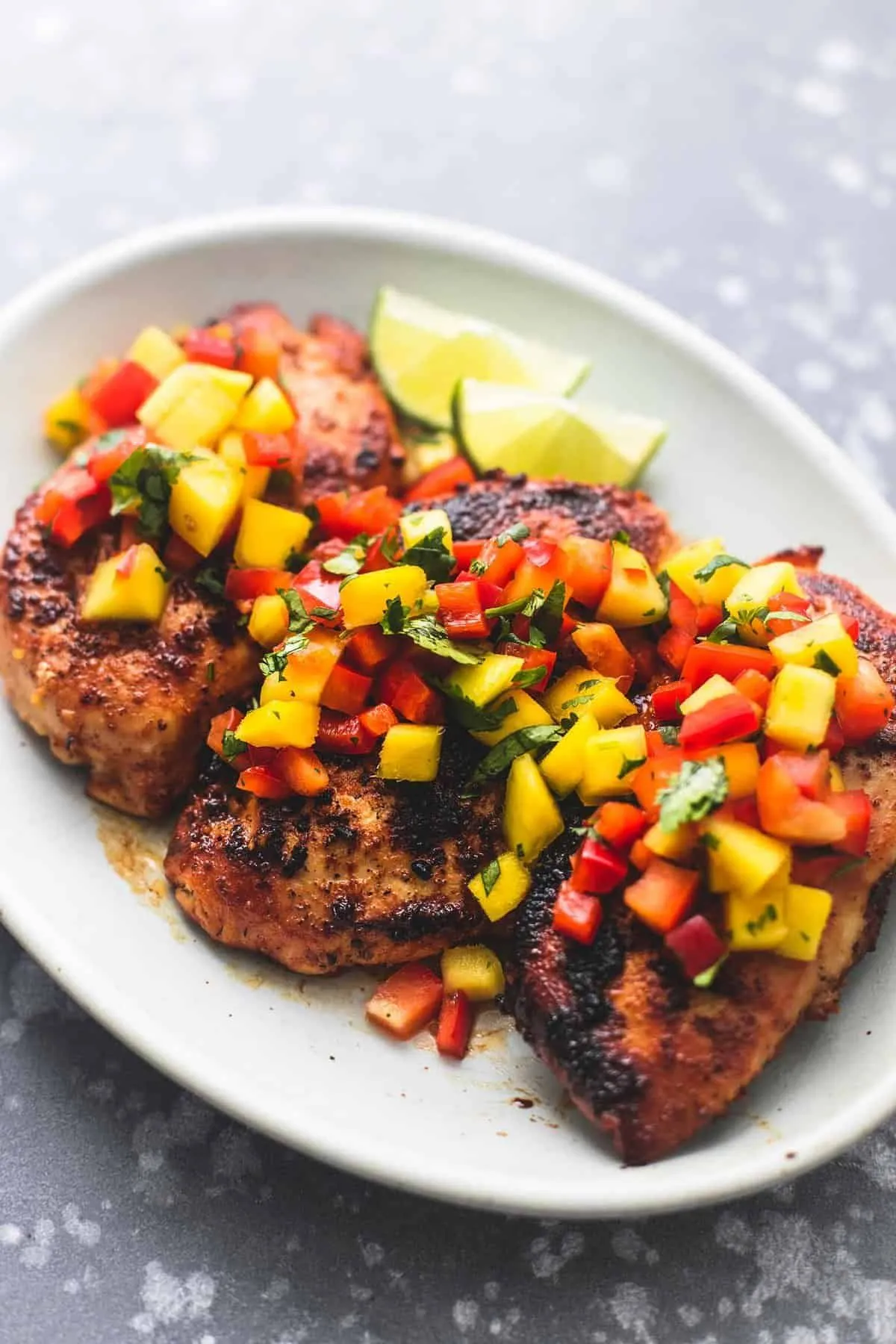 Chicken and Mango Salsa Salad