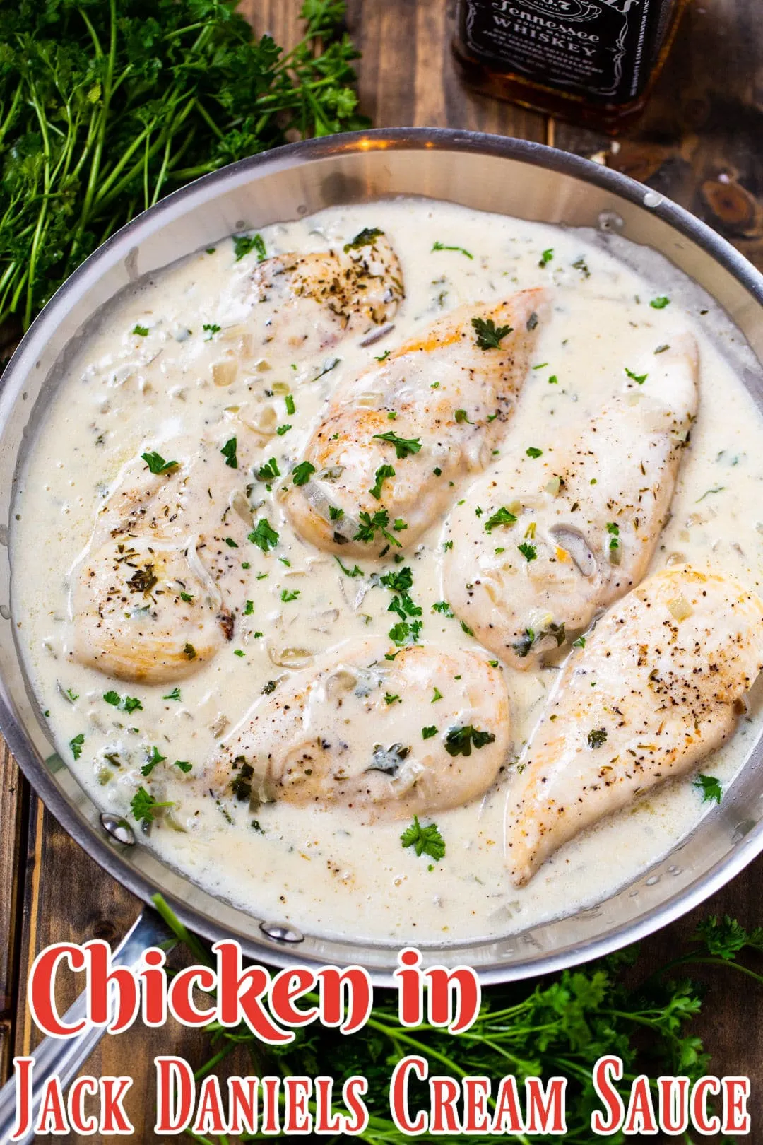 Chicken in Jack Daniels Cream Sauce