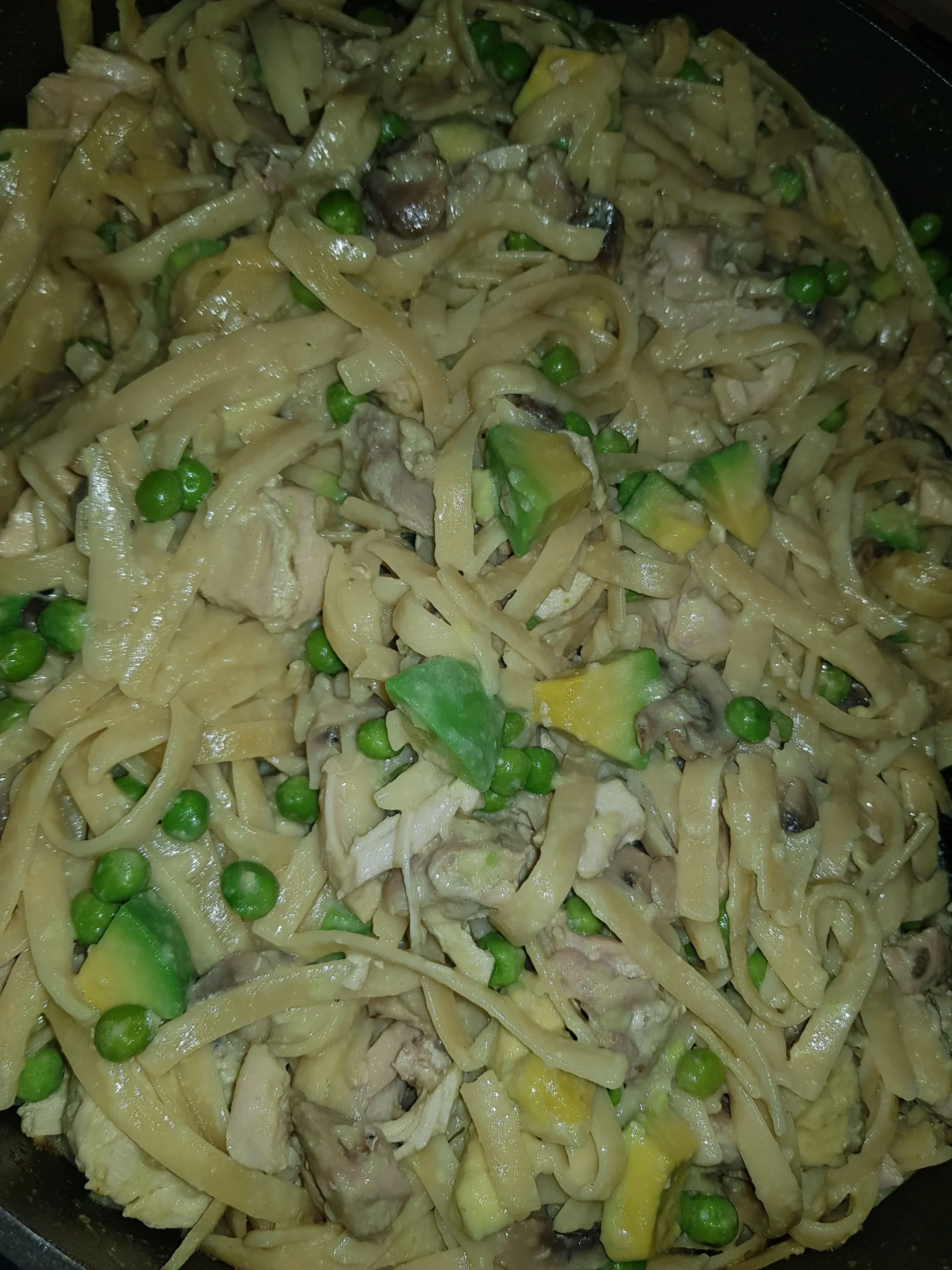 Chicken with Avocado and Mushrooms