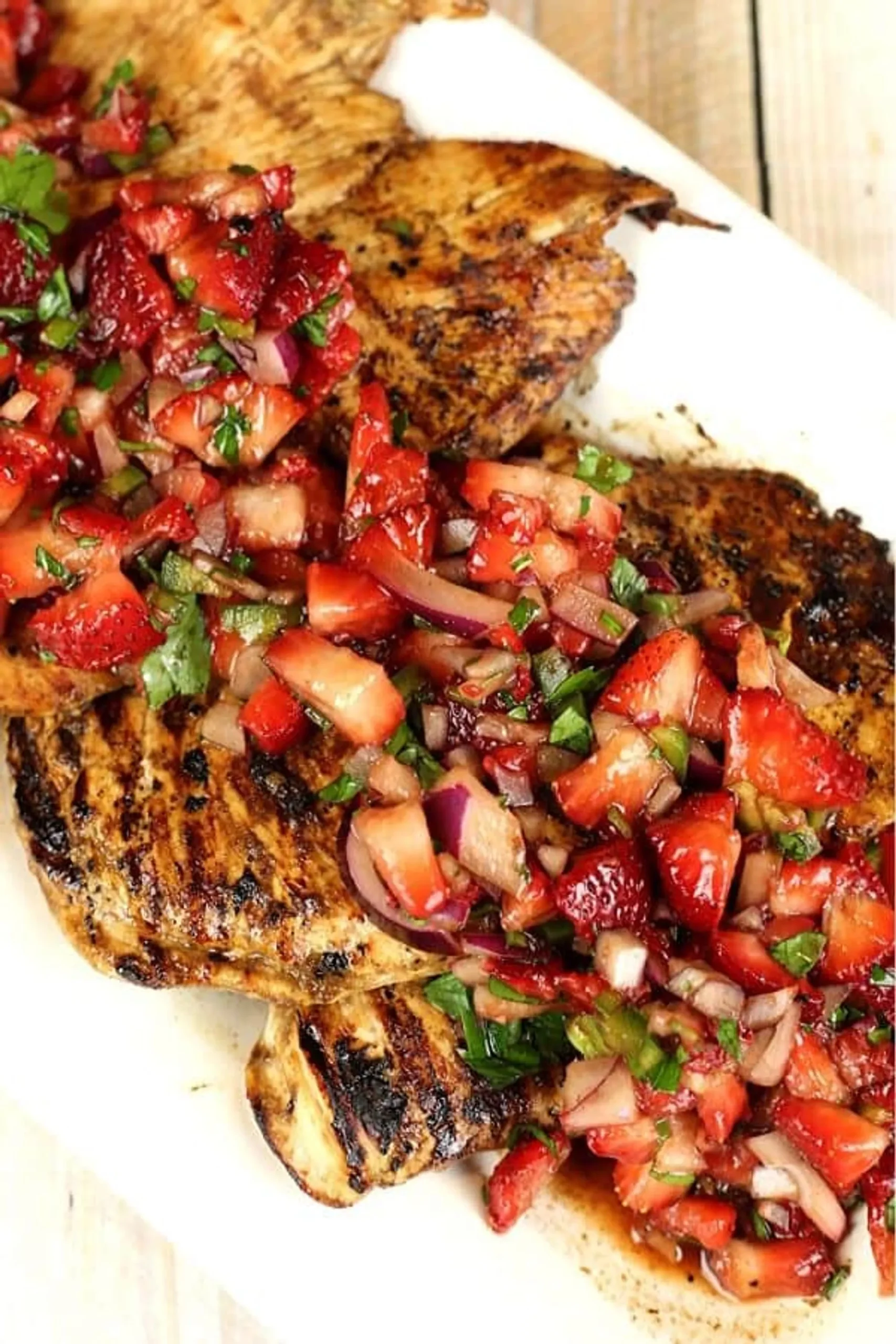 Chicken with Strawberry Chutney