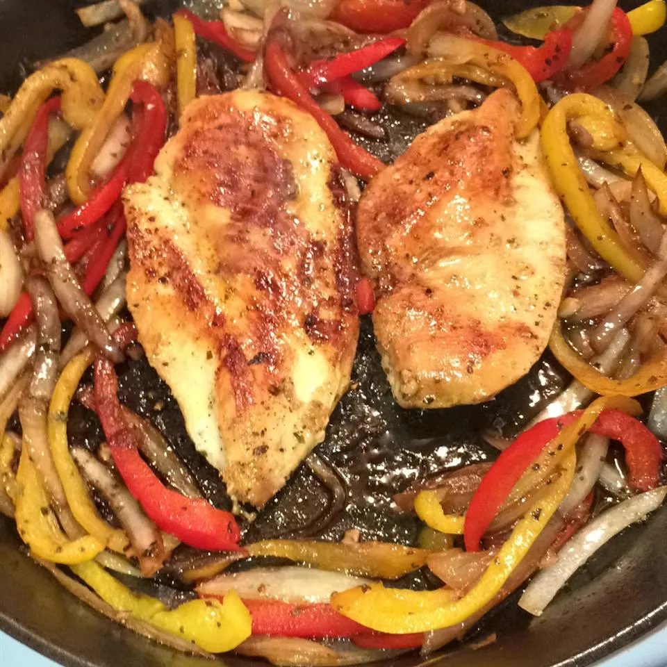 Chicken with Vinegar Peppers