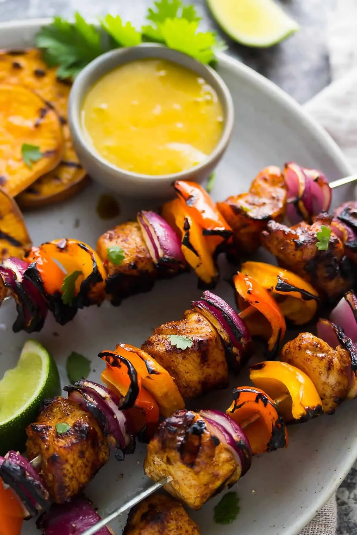 Chili Lime Chicken Skewers