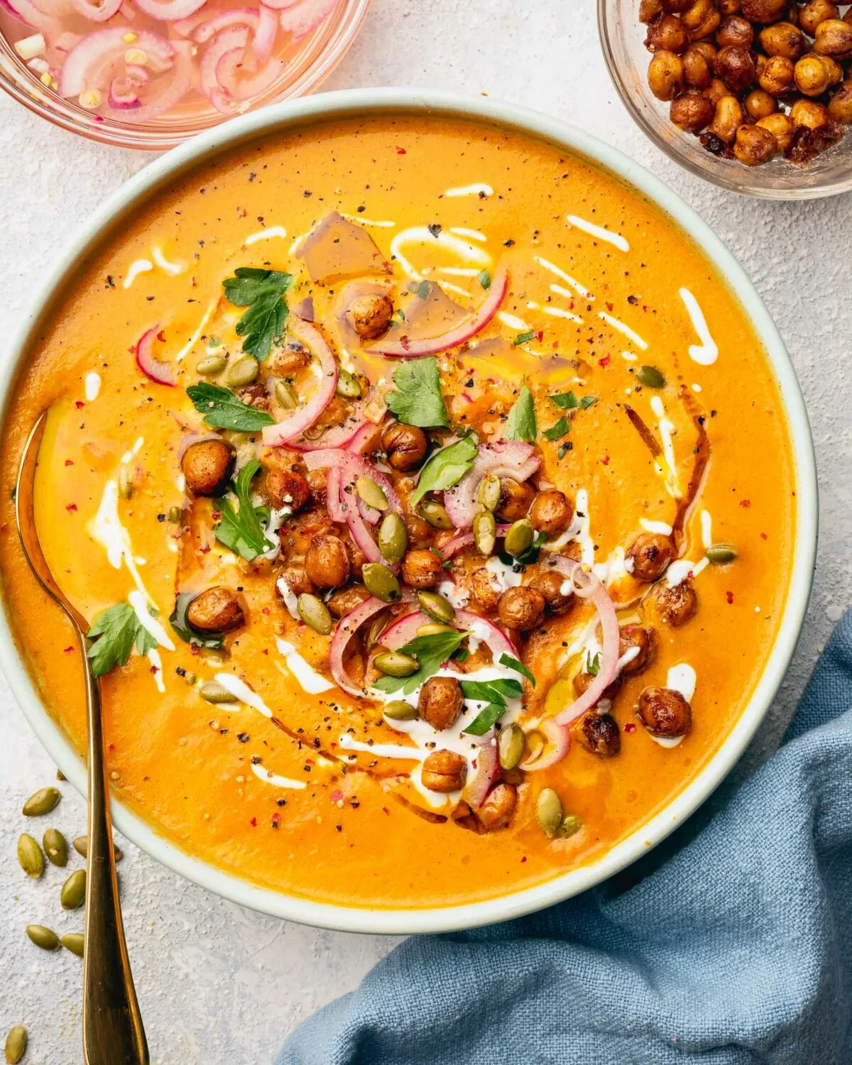 Chilled Curried Carrot Soup