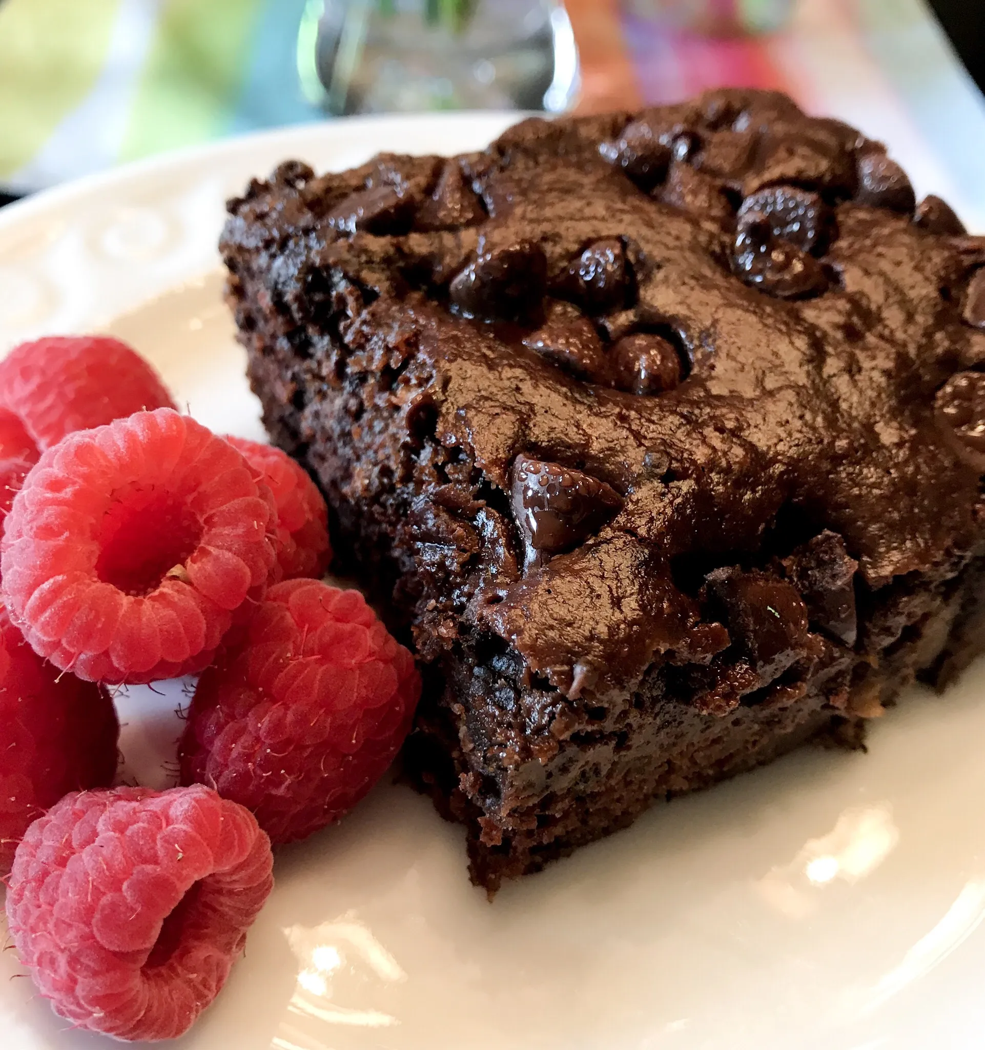 Chocolate Banana Applesauce Cake
