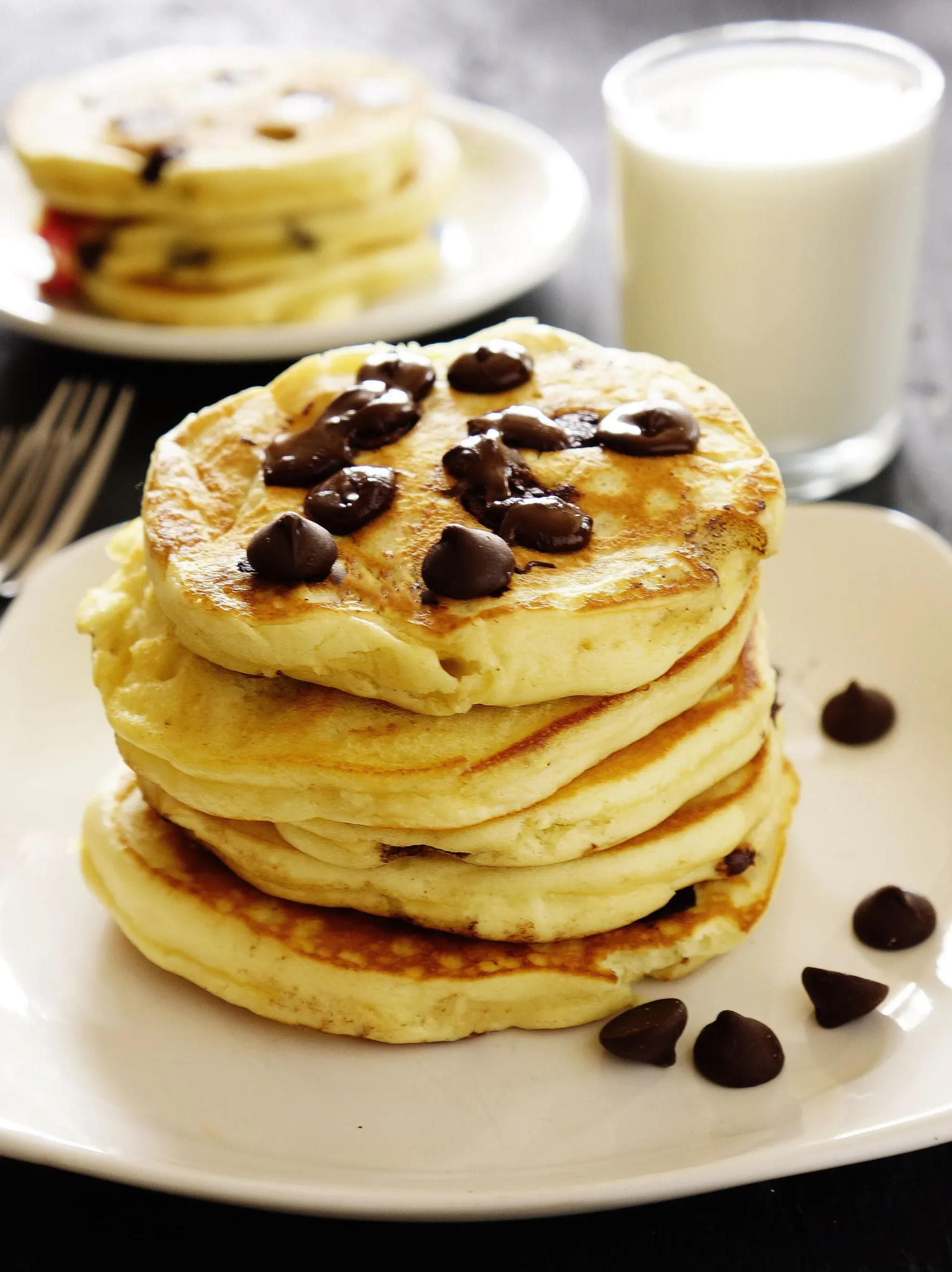 Chocolate Chip Pancakes with Buttermilk