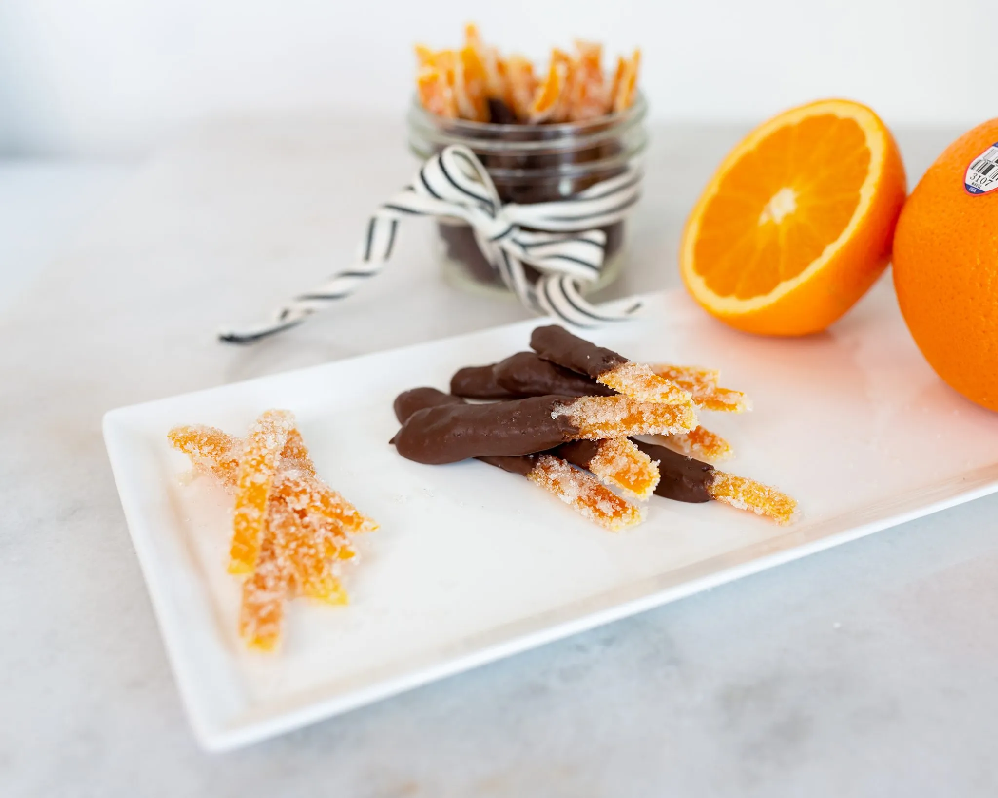 Chocolate Covered Candied Orange Peel
