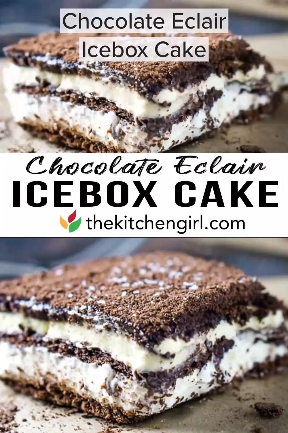 Chocolate Eclair Icebox Dessert JB