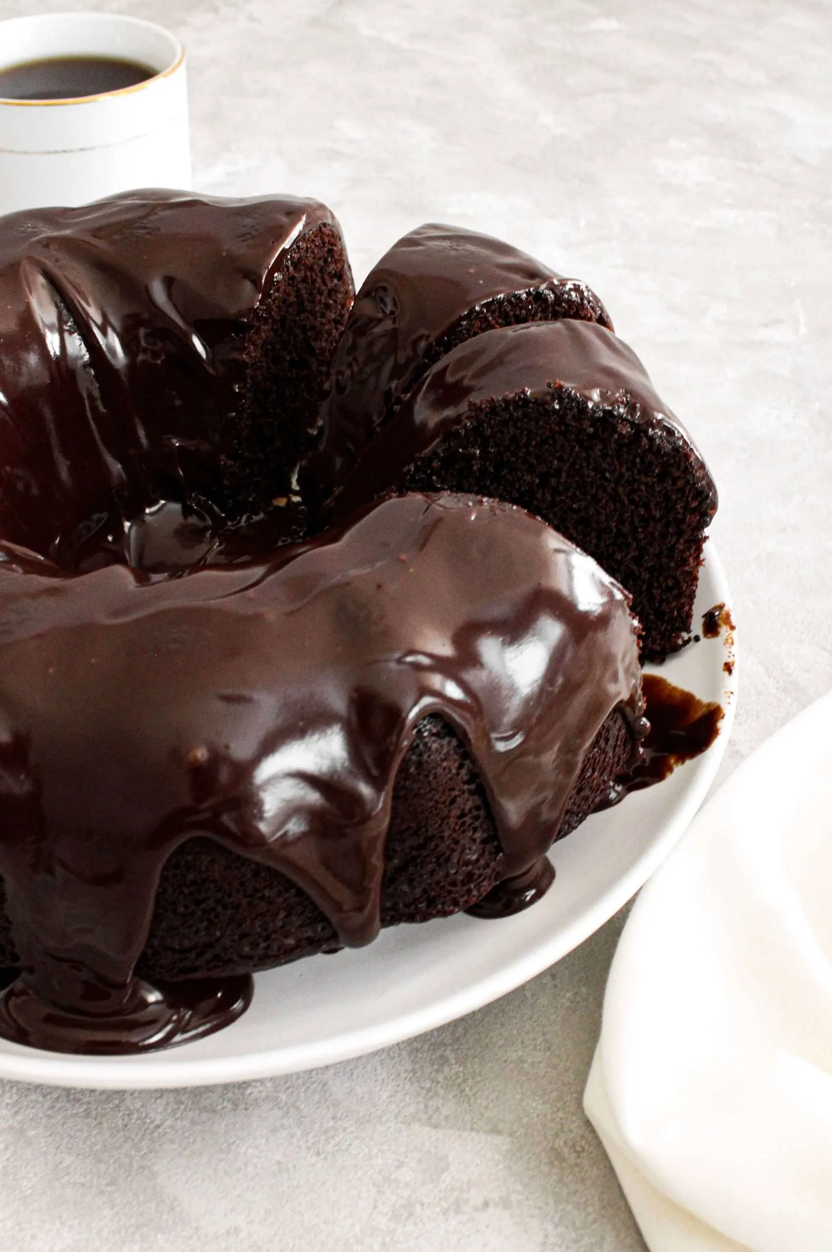 Chocolate Ganache Bundt Cake