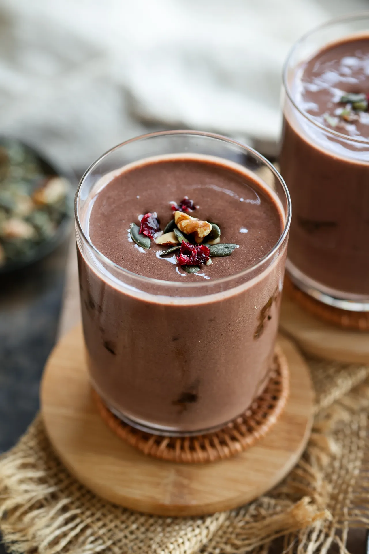 Chocolate Hazelnut Green Smoothie