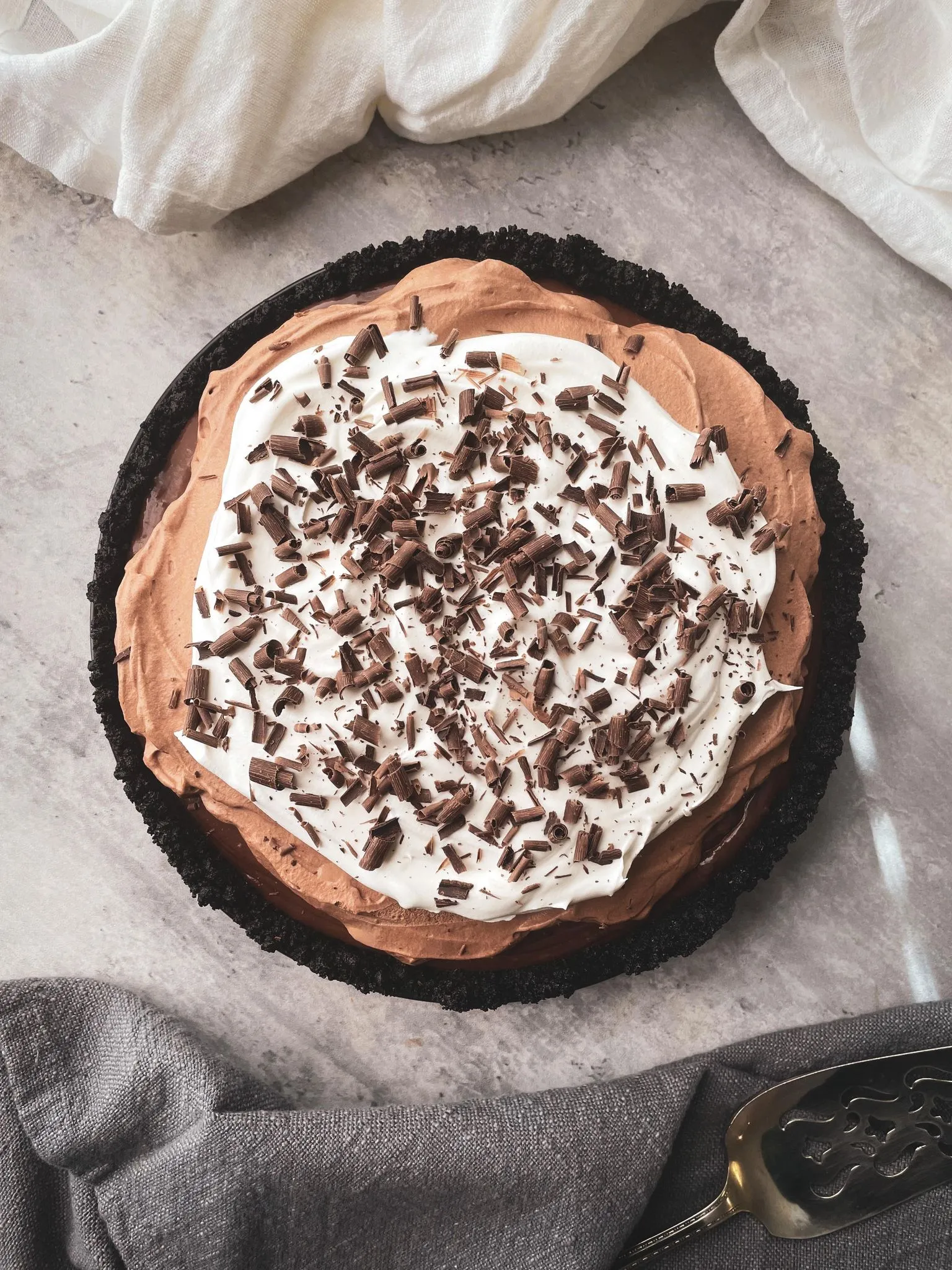 Chocolate Mocha Cream Pie