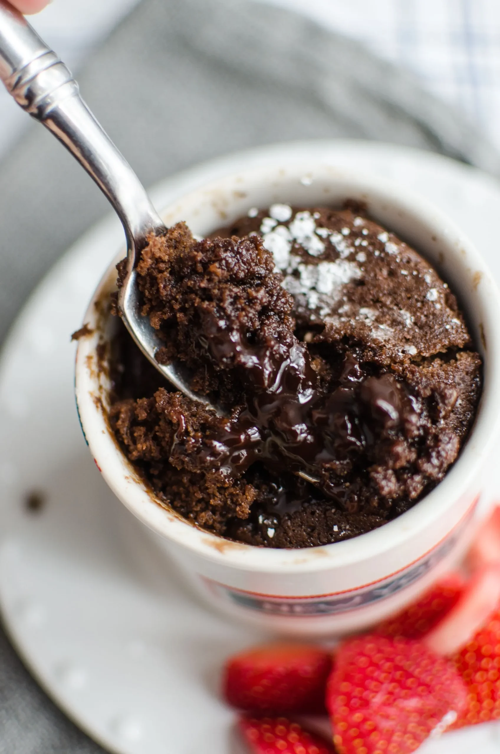 Chocolate Mug Cake in Microwave