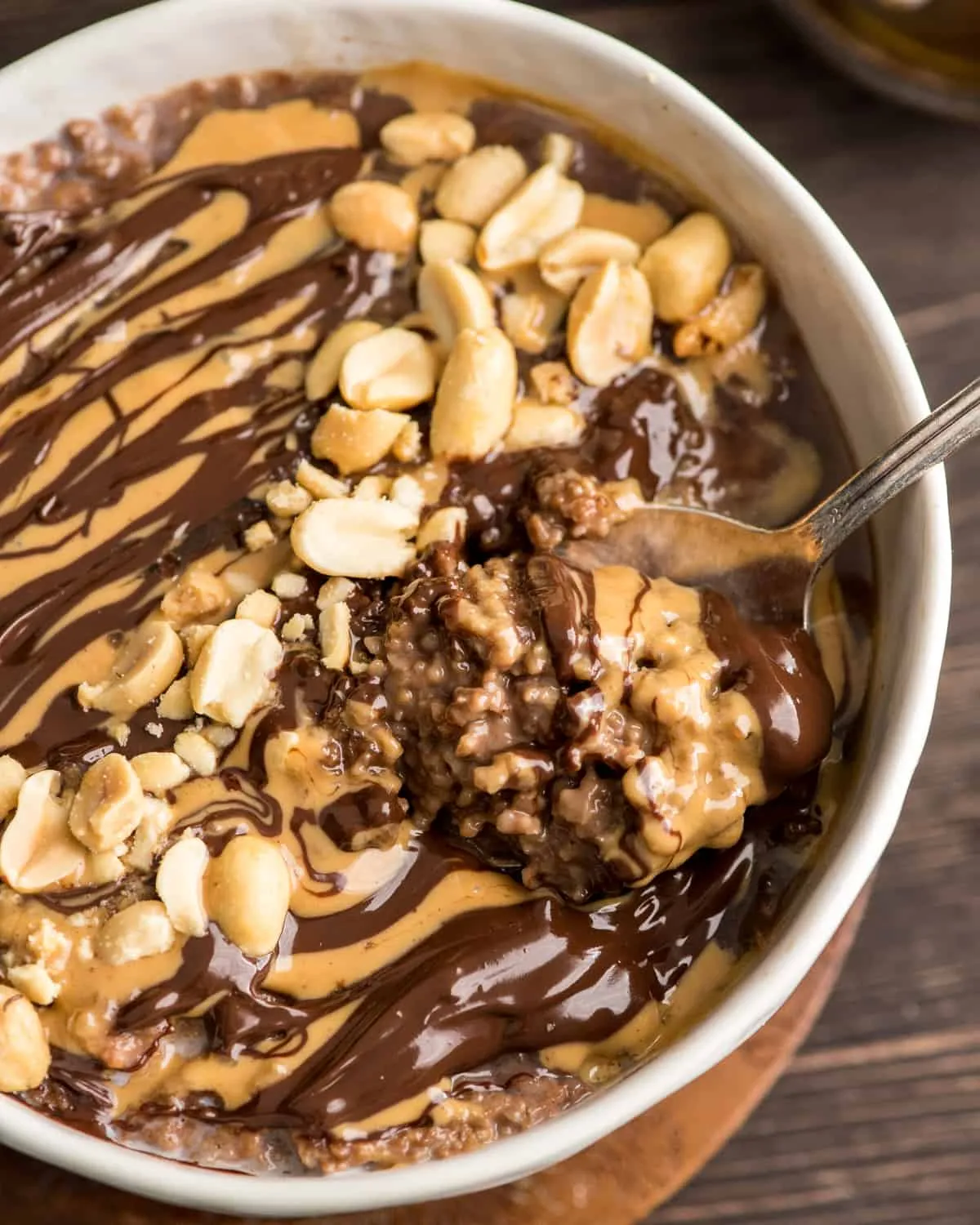 Chocolate Peanut Butter Oat Bran