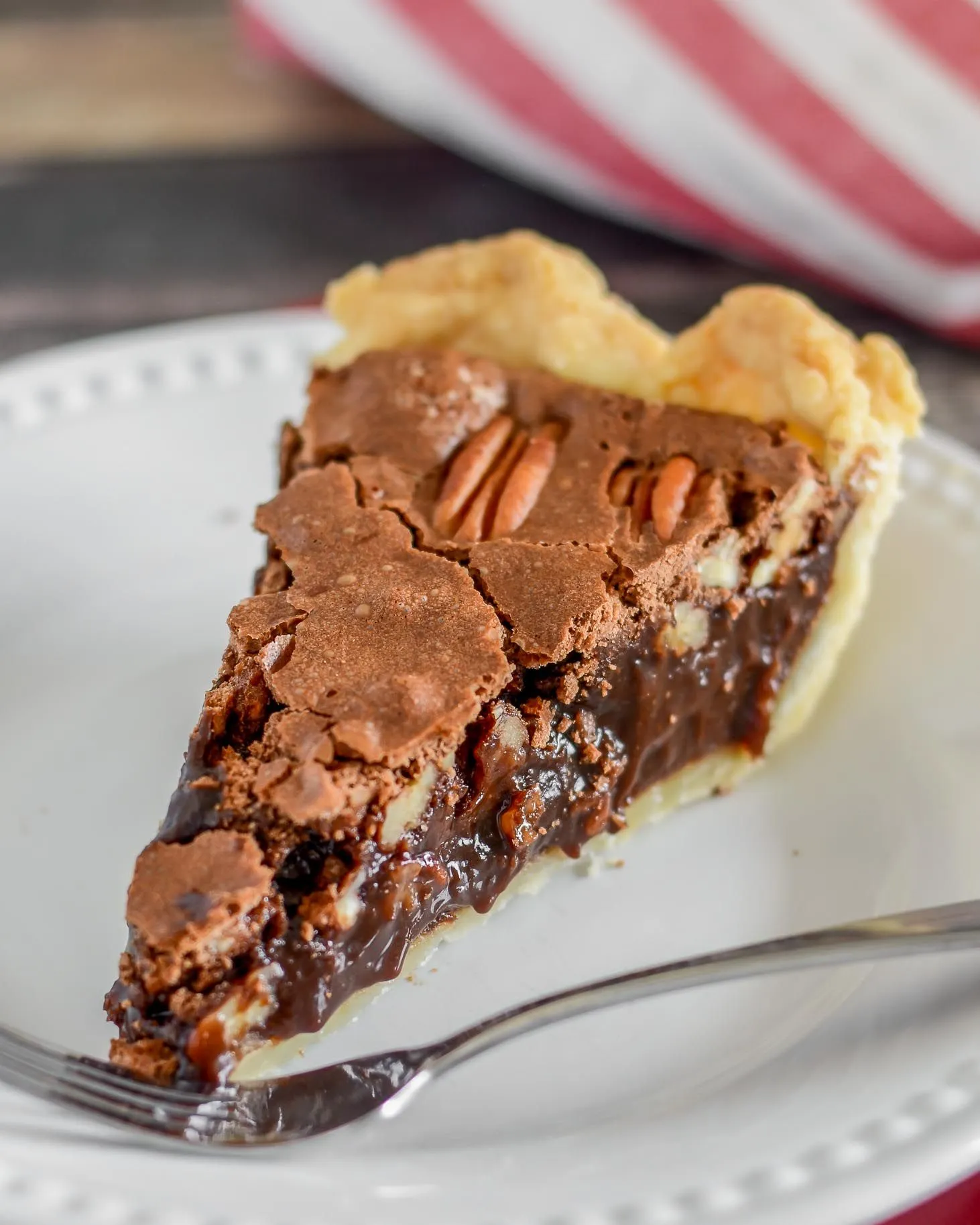 Chocolate Pecan Pie Cake