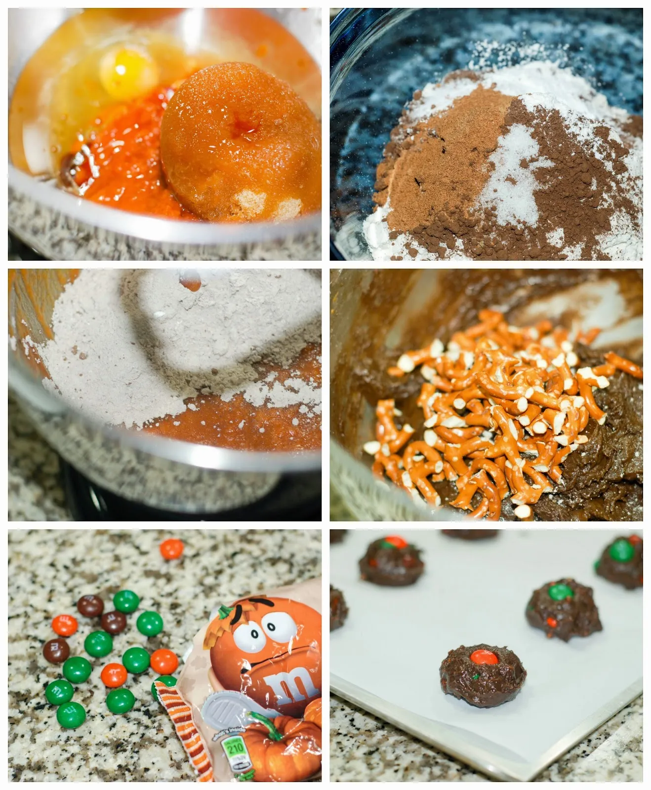 Chocolate Pumpkin Spice MM Cookies