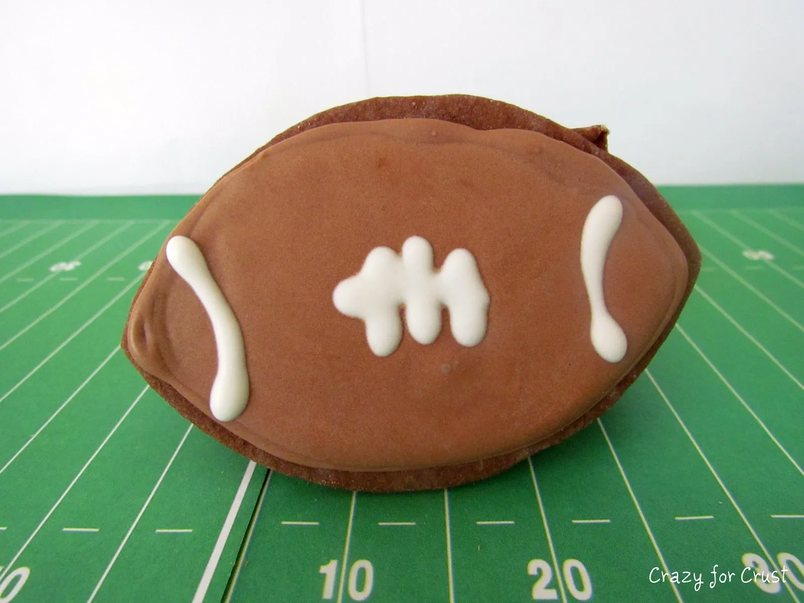 Chocolate Royal Icing and Football