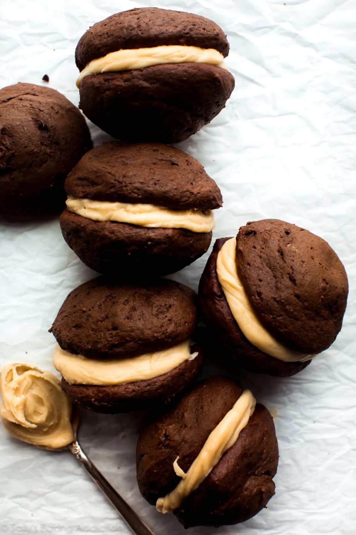 Chocolate Salted Caramel Whoopie Pies