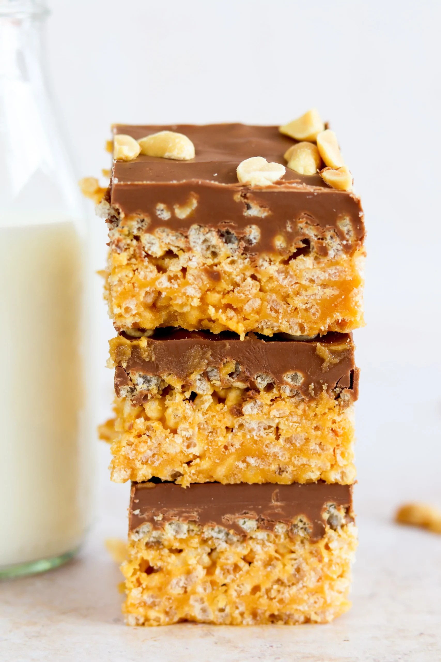 Chocolate Topped Rice Krispie Bars