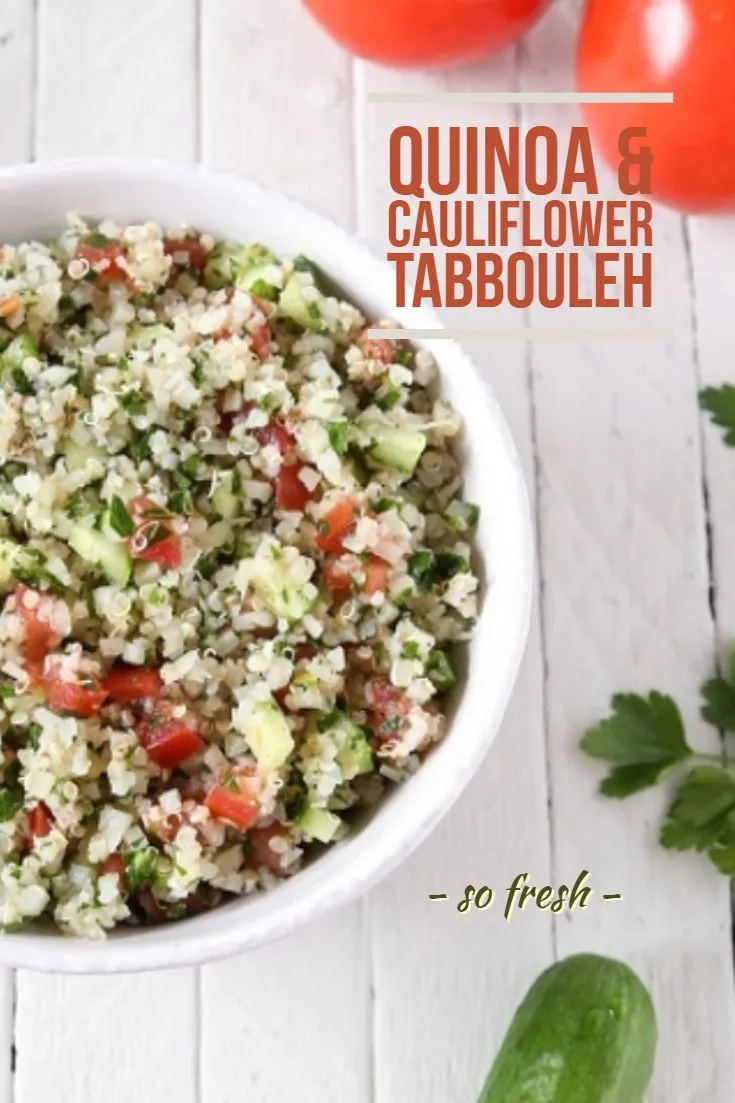 Chow Brothers Cauliflower Quinoa Taboulleh