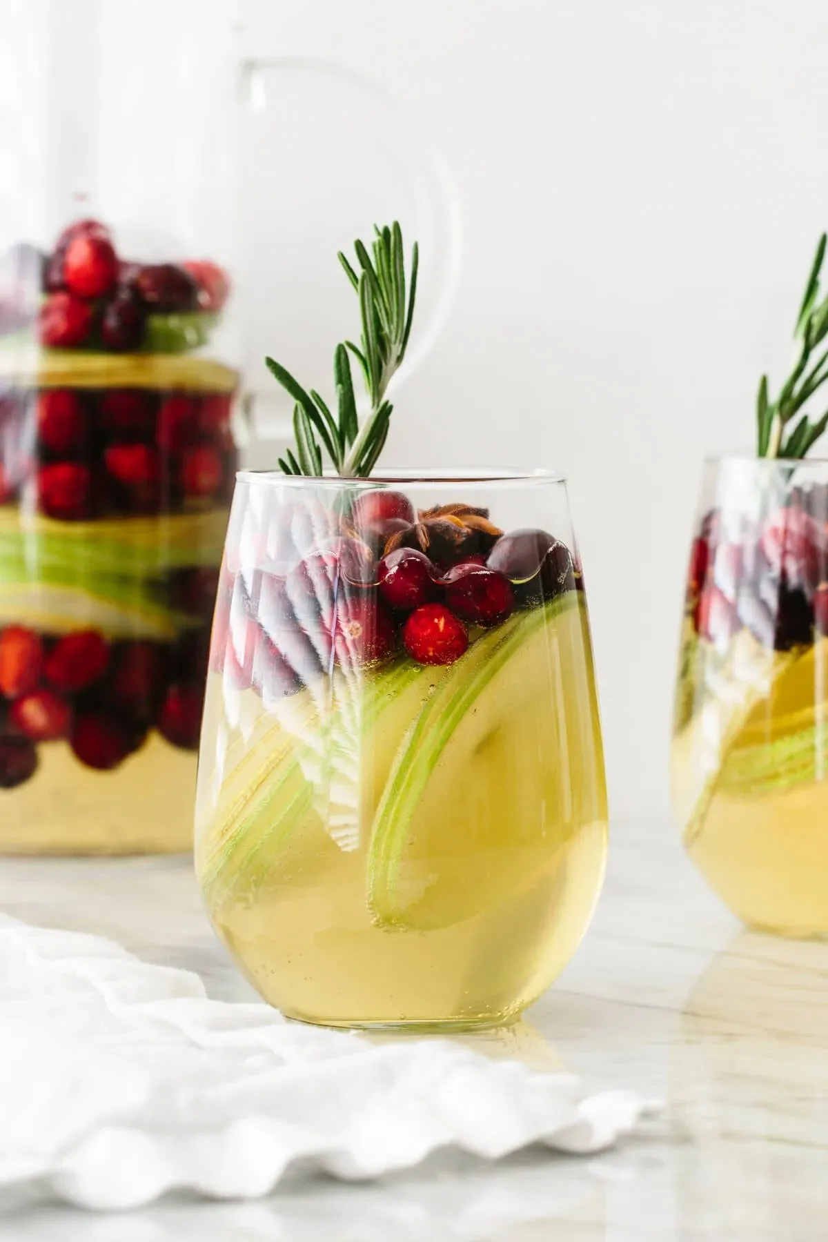 Christmas White Wine Sangria