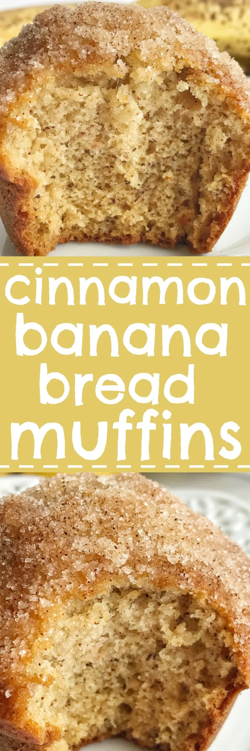 Cinnamon Banana Bread Muffins
