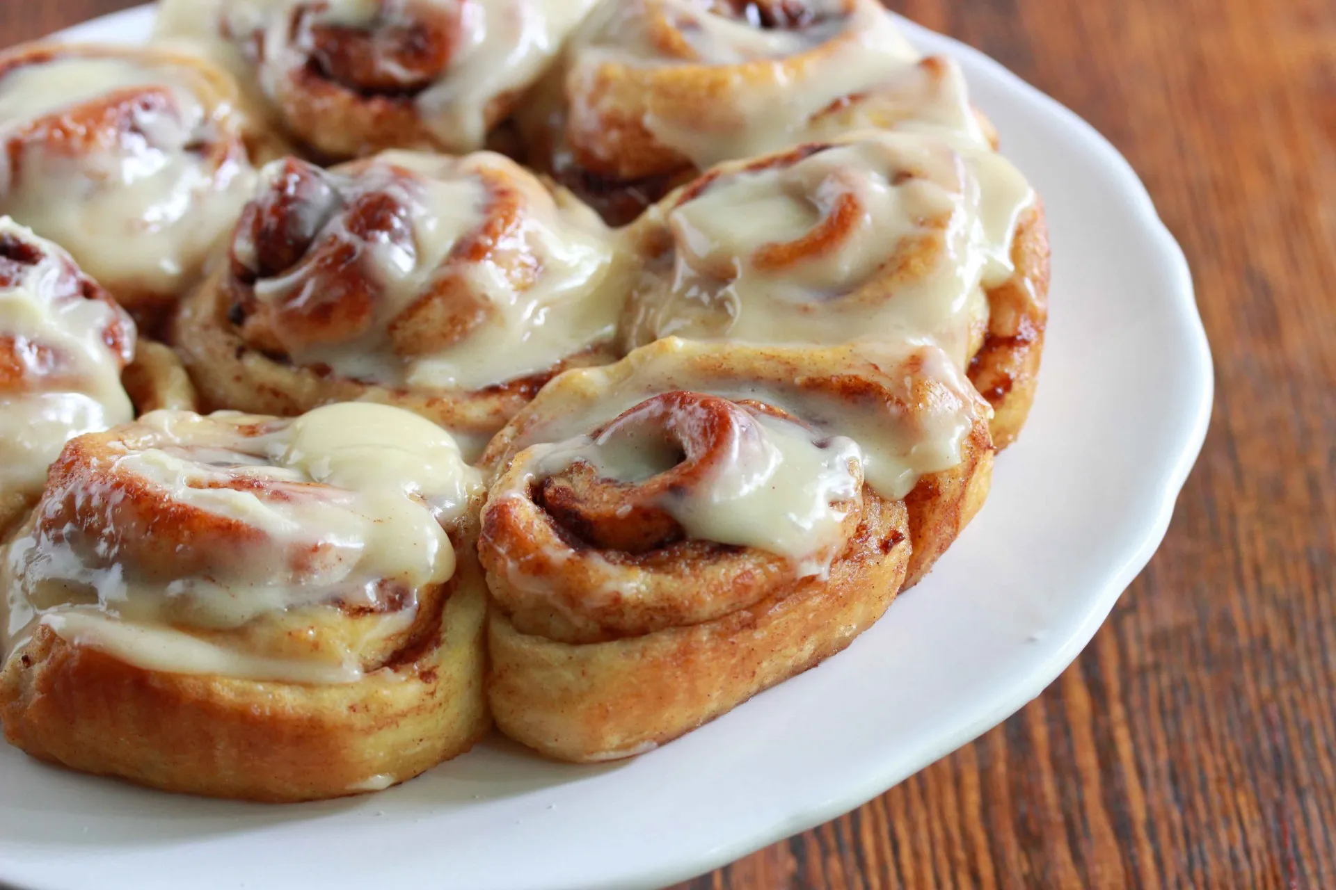 Cinnamon Buns with Cream Cheese Frosting