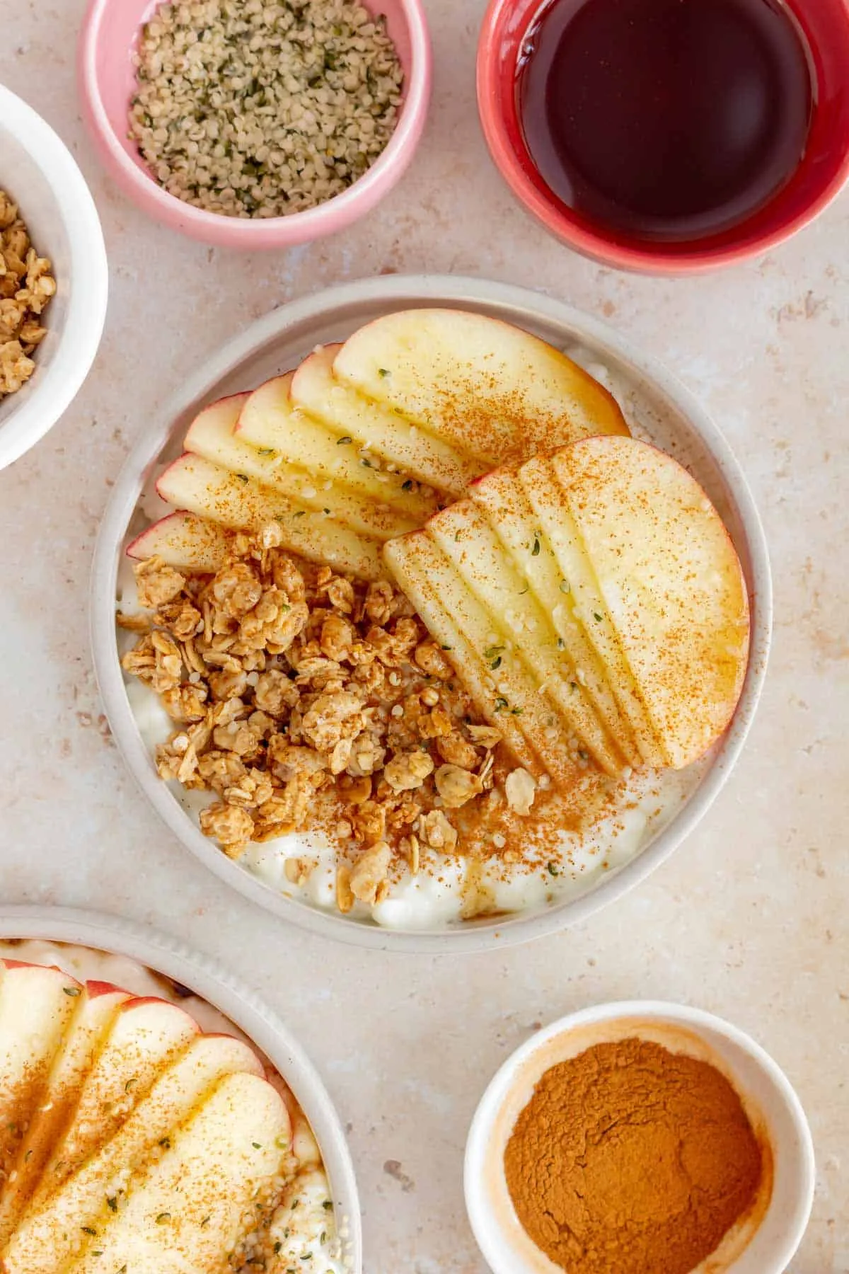 Cinnamon Cottage Cheese with Apple Dippers