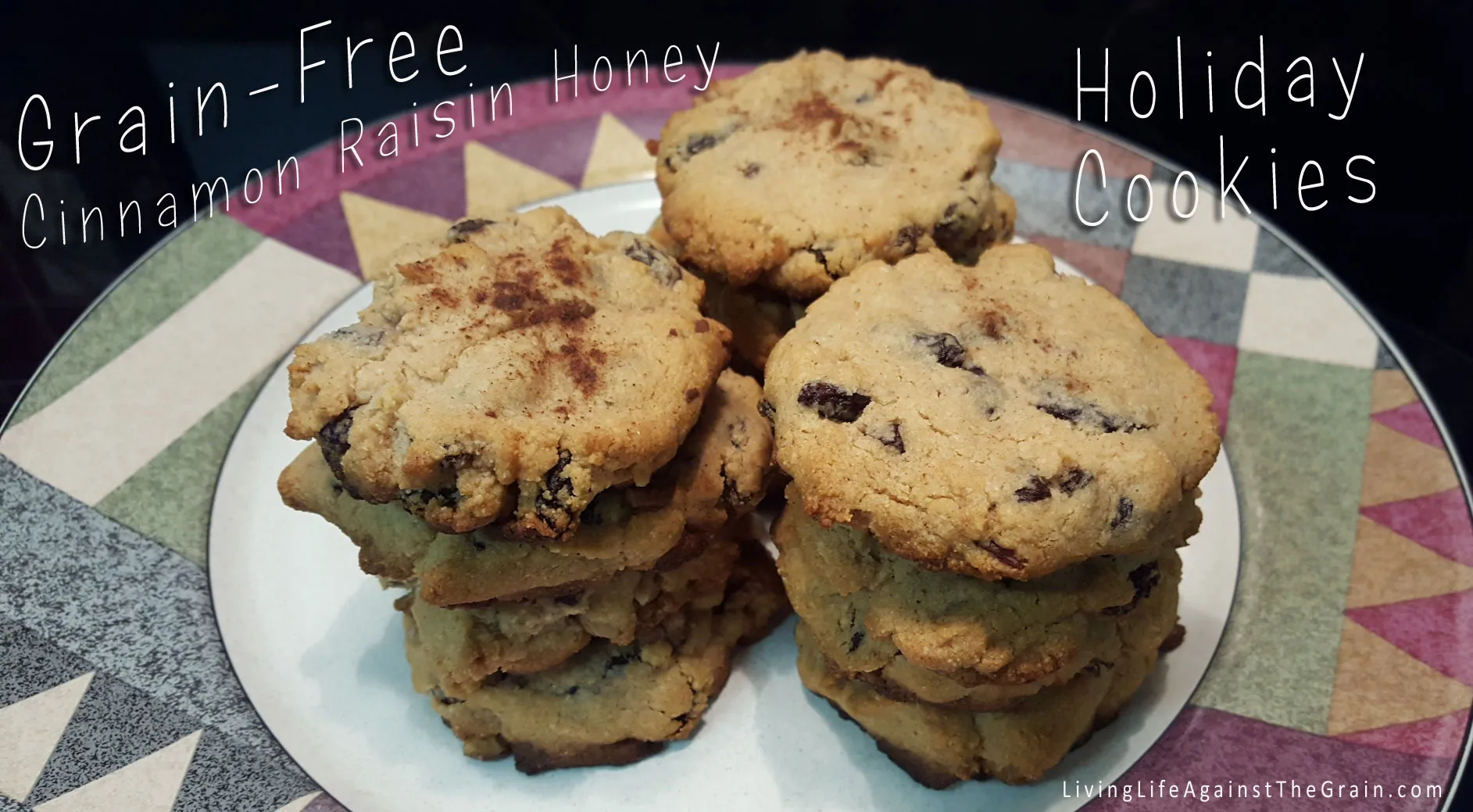 Cinnamon Raisin Cookies (Grain Free)