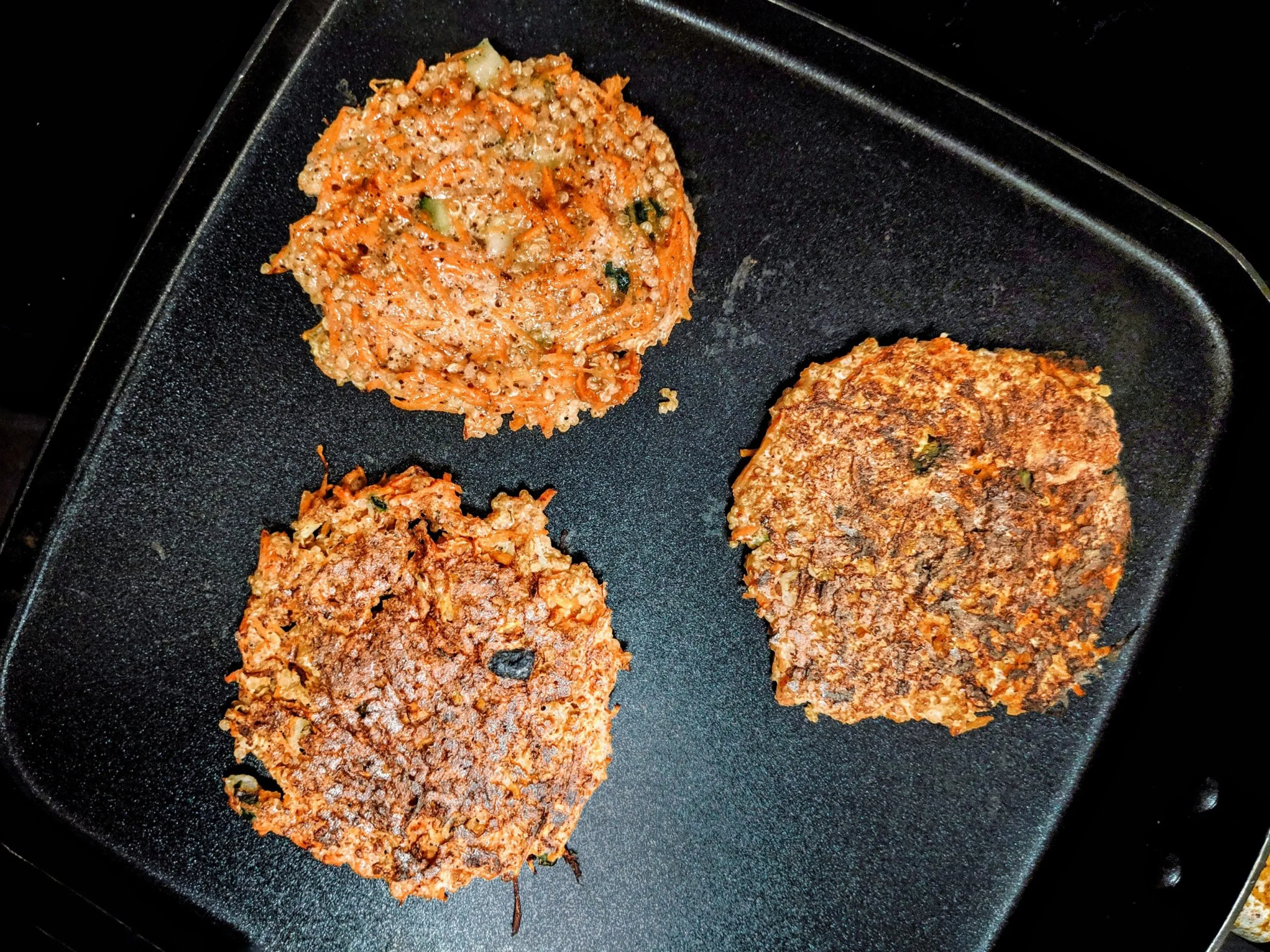 Cinnamon Sweet Potato Quinoa Pancakes