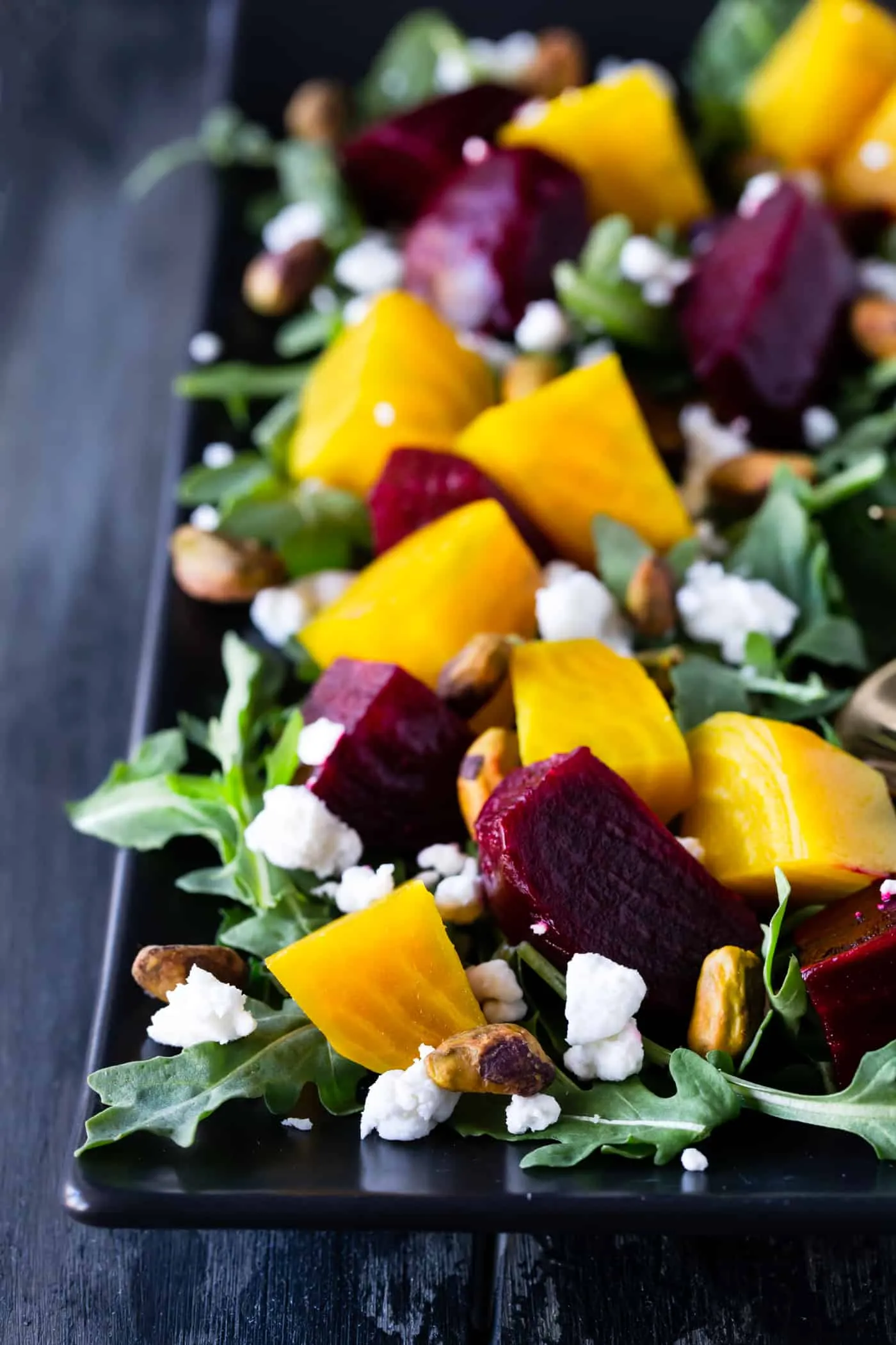Citrus Roasted Beet Goat Cheese Salad