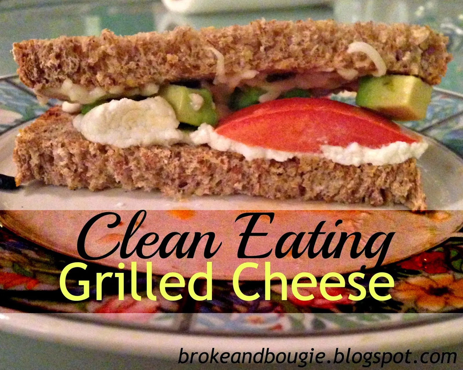Clean Eating Grownup Grilled Cheese Sandwich