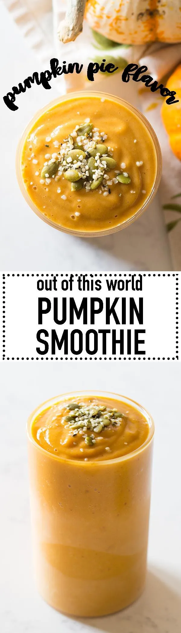 Clean Eating Pumpkin Smoothie