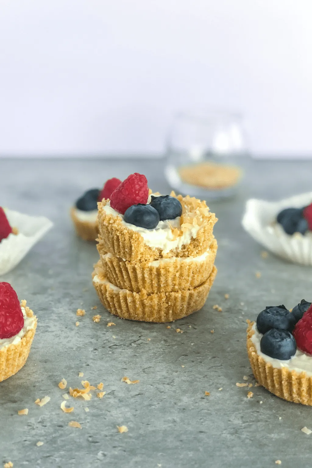 Cocoa Berry Yogurt Tarts