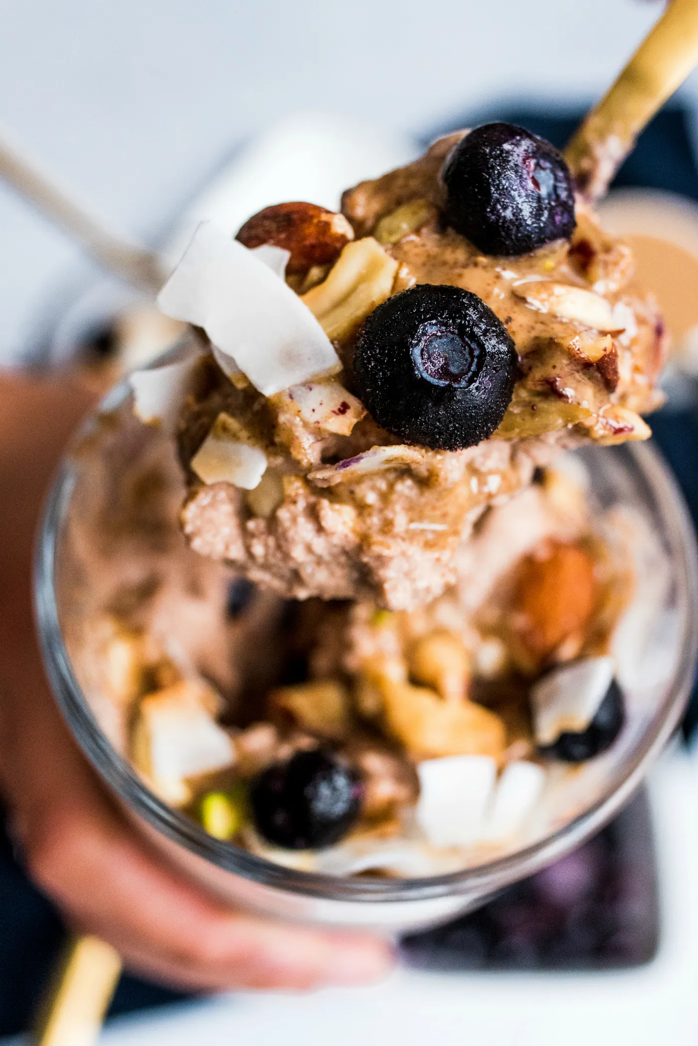 Coconut Almond Butter Mousse Smoothie