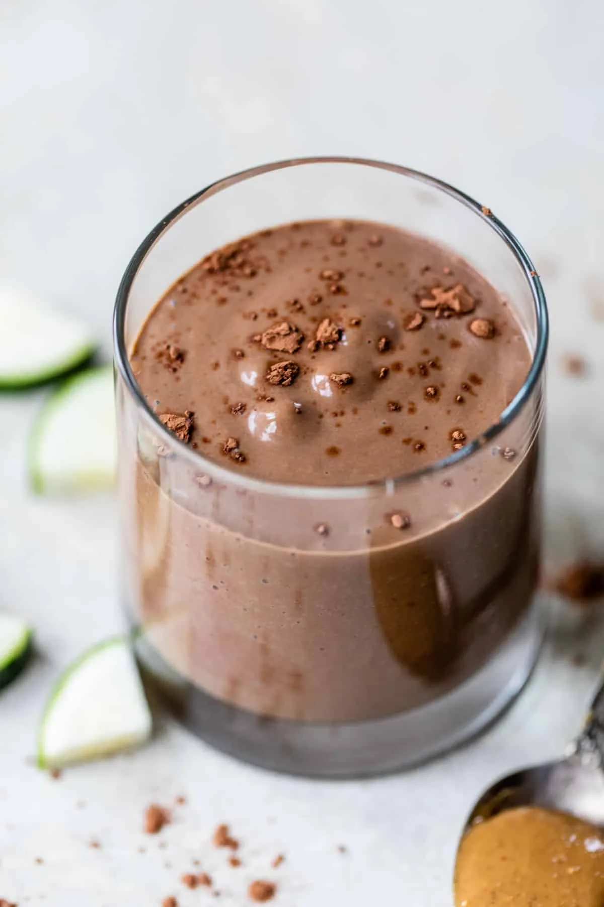 Coconut Chocolate Zucchini Smoothie