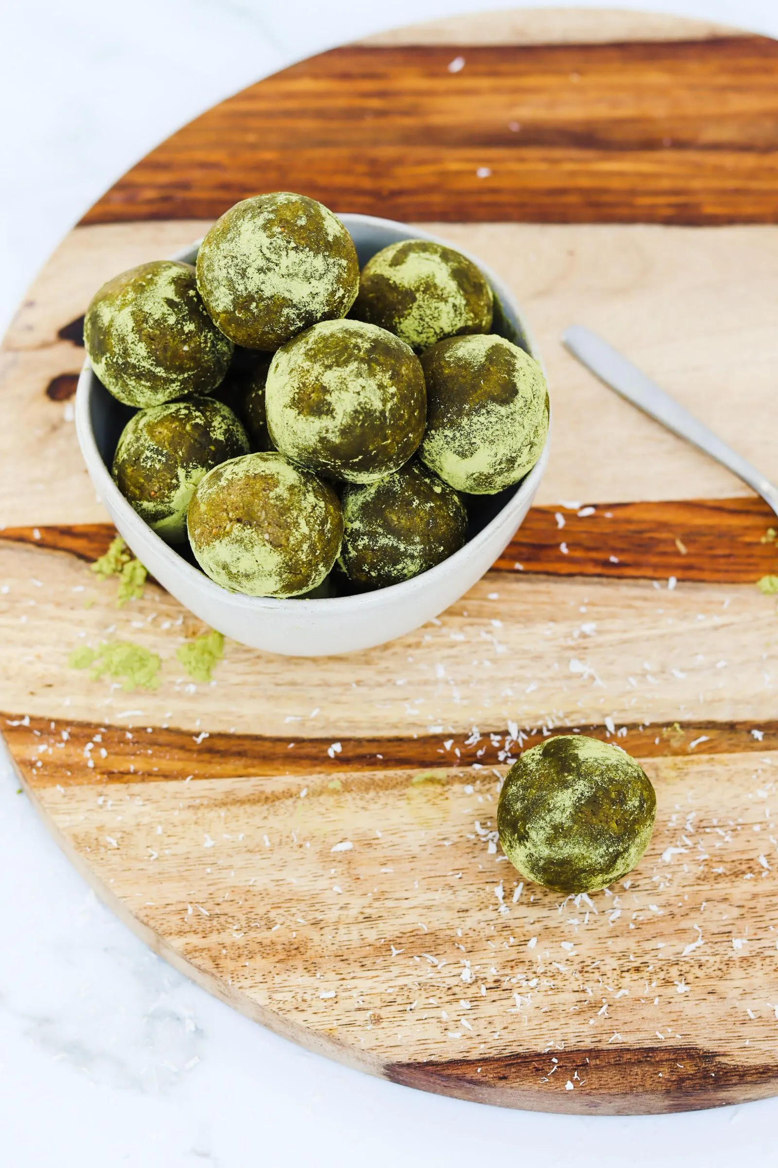 Coconut Matcha Bliss Balls