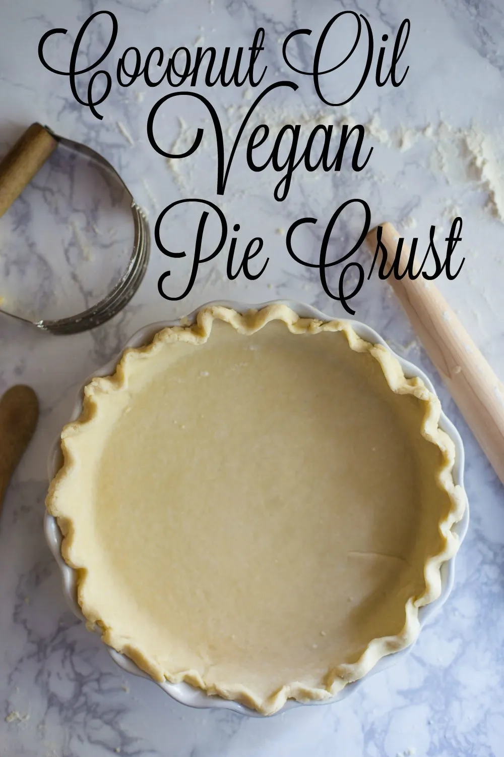 Coconut Oil Vegan Pie Crust