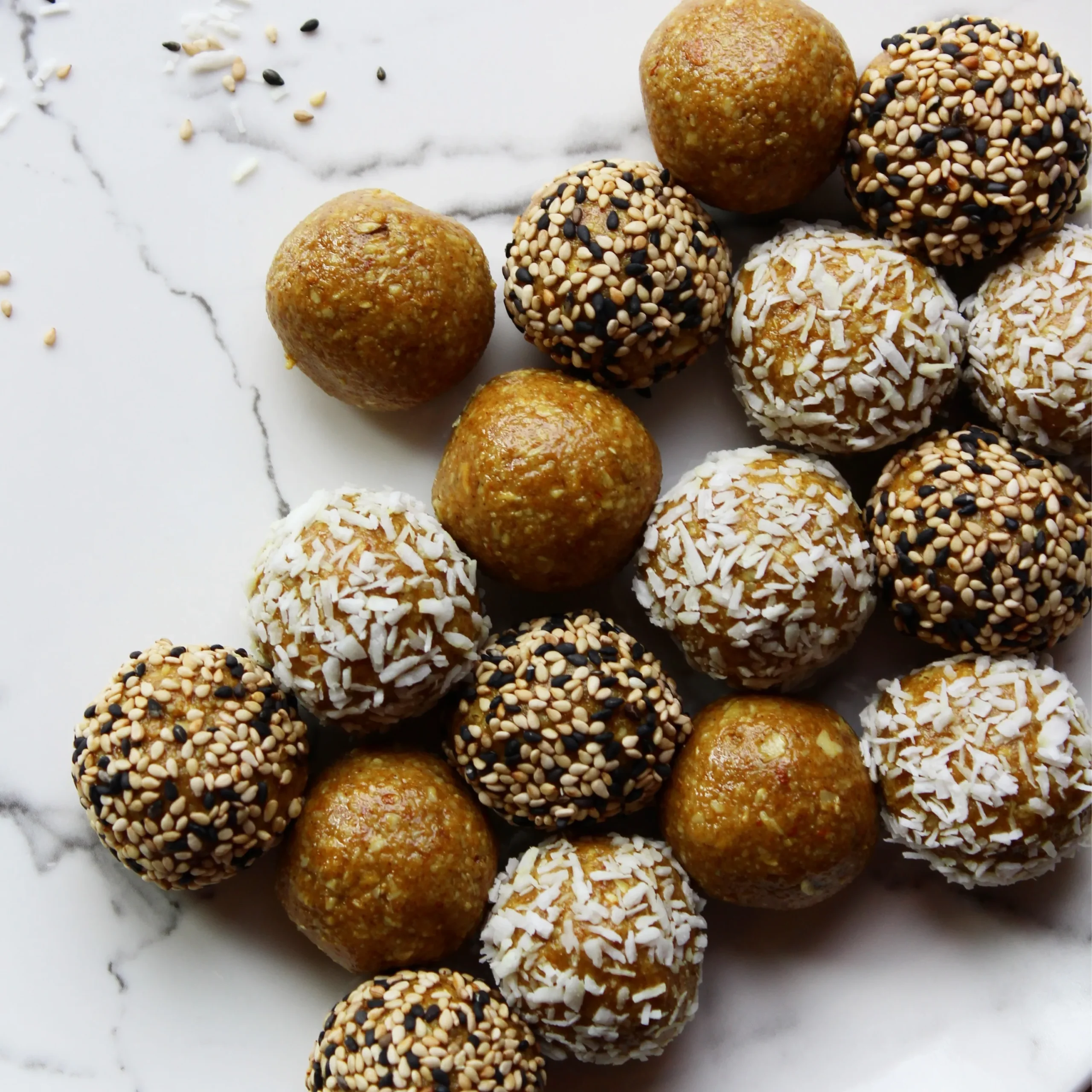 Coconut Tahini Bliss Balls